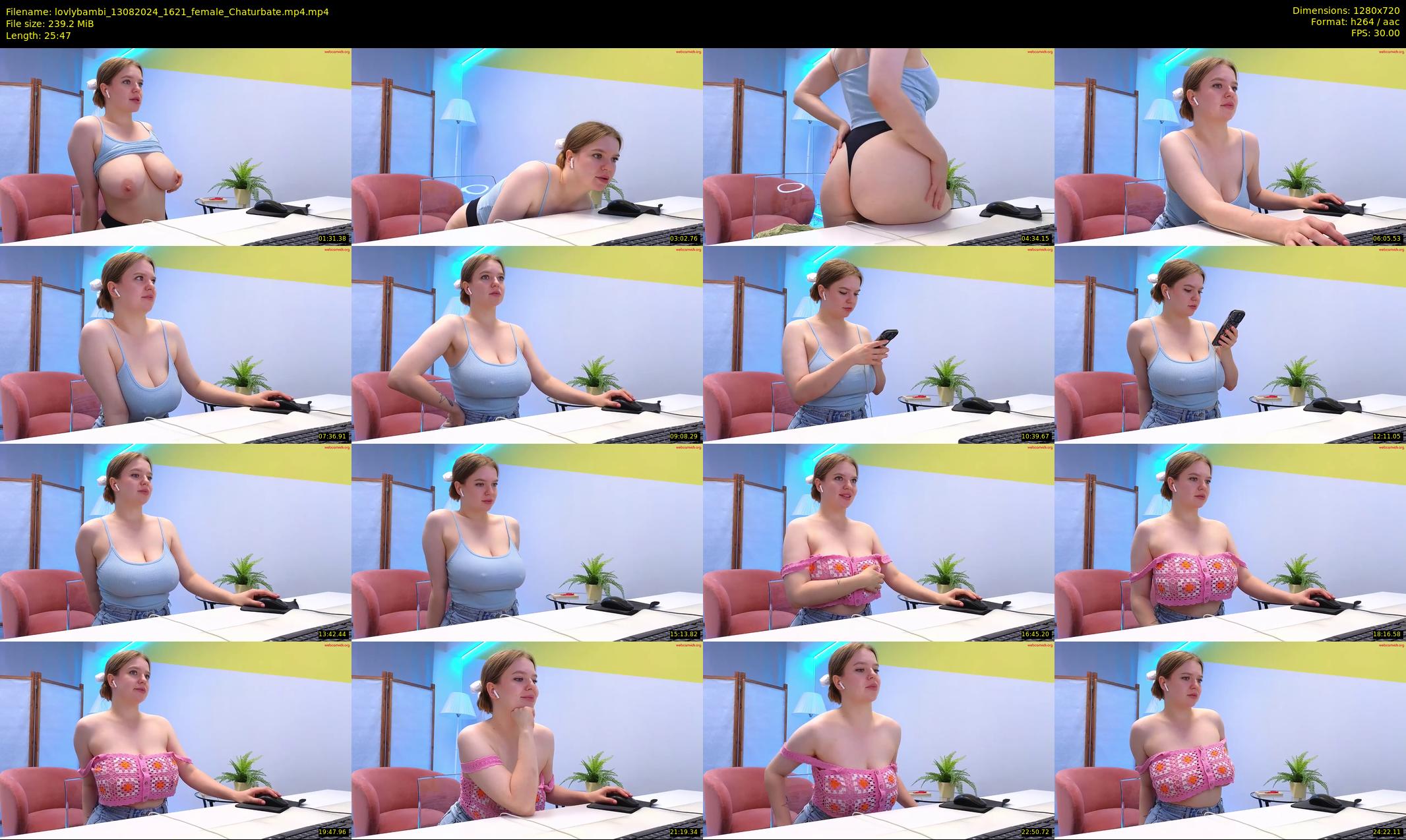 lovlybambi — 26 minute Chaturbate female cam show recording, 720p, Aug 13, 2024