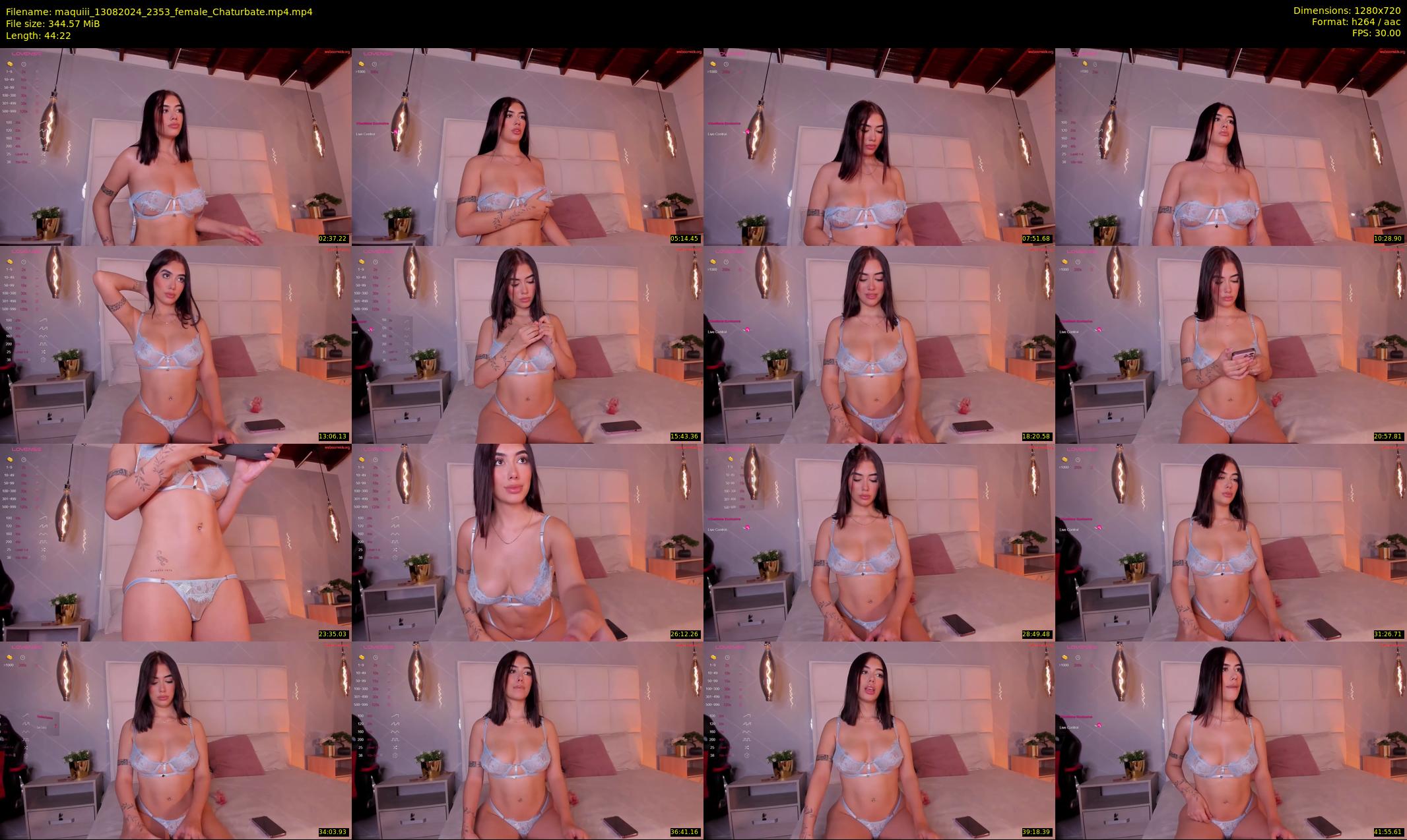 maquiii — 45 minute Chaturbate female cam show recording, 720p, Aug 13, 2024