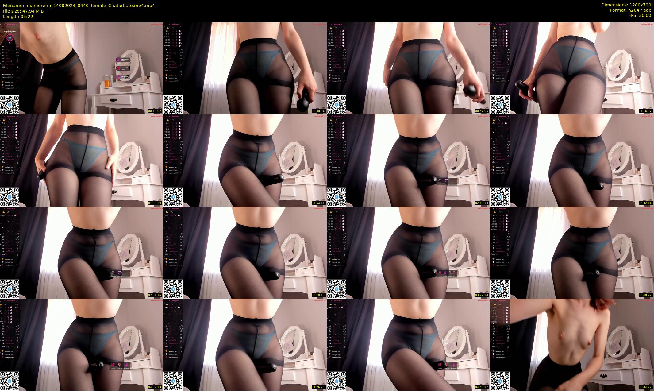 miamoreira — 6 minute Chaturbate female cam show recording, 720p, Aug 14, 2024