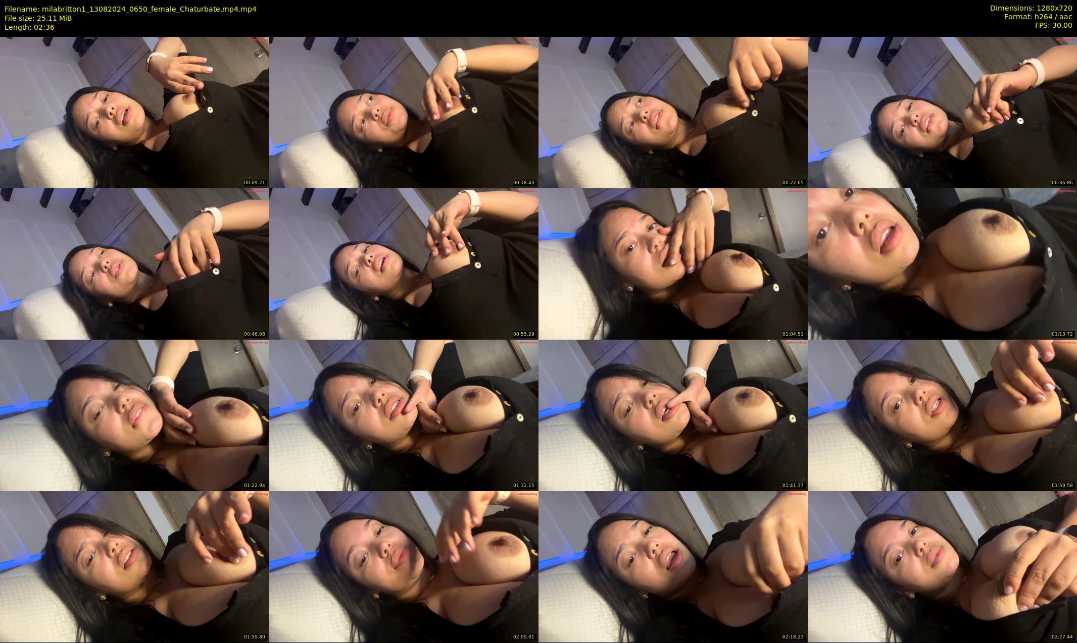 milabritton1 — 3 minute Chaturbate female cam show recording, 720p, Aug 13, 2024