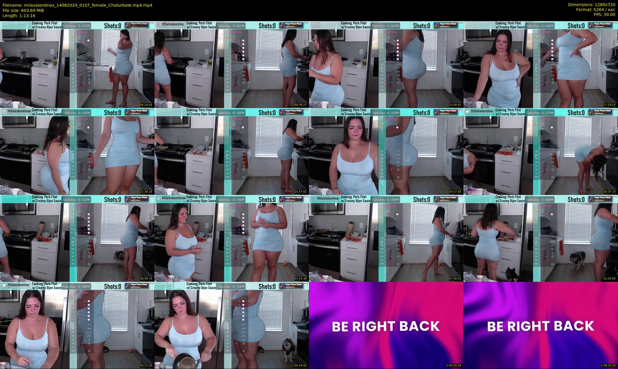 milavalentinax — 74 minute Chaturbate female cam show recording, 720p, Aug 14, 2024