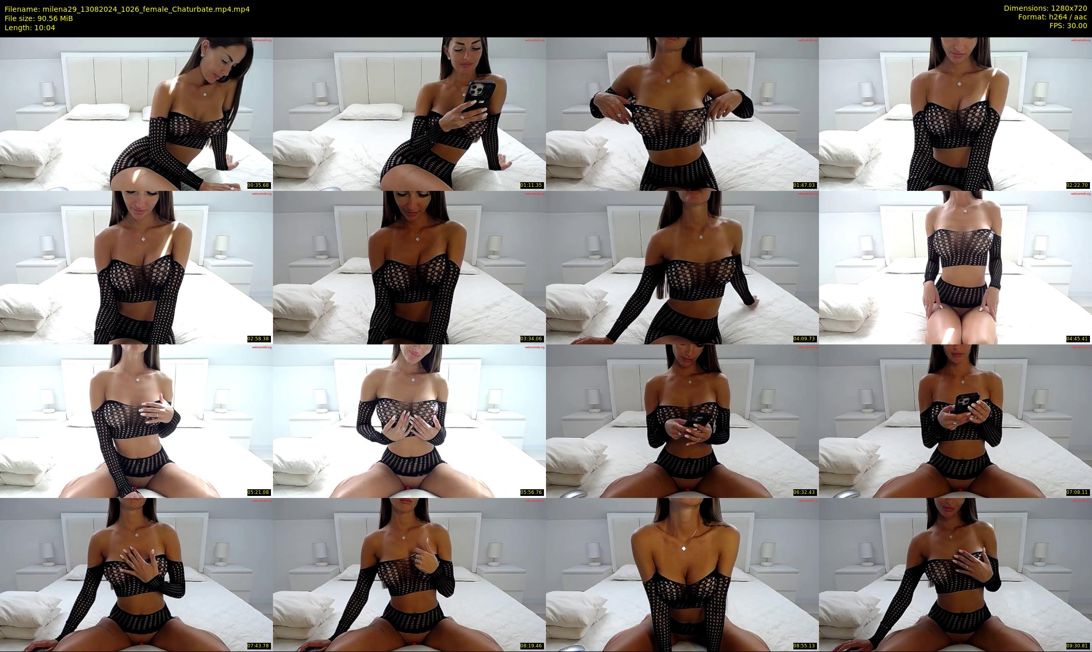 milena29 — 11 minute Chaturbate female cam show recording, 720p, Aug 13, 2024