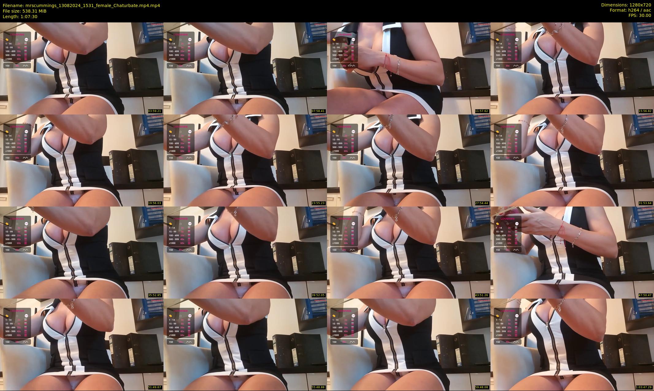 mrscummings — 68 minute Chaturbate female cam show recording, 720p, Aug 13, 2024