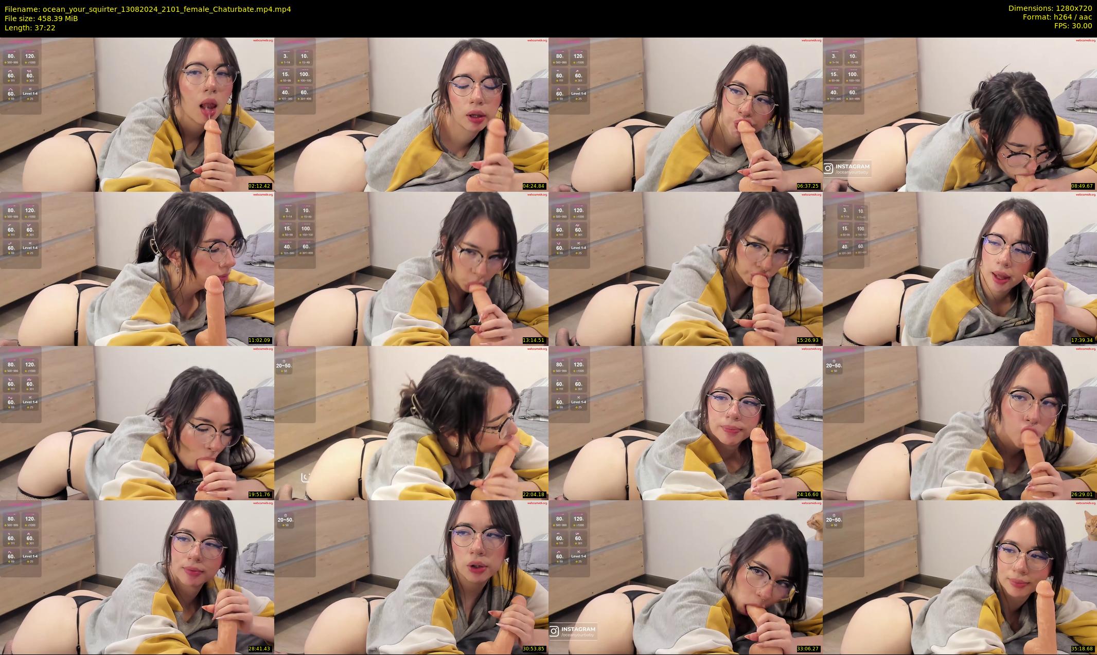 ocean_your_squirter — 38 minute Chaturbate female cam show recording, 720p, Aug 13, 2024