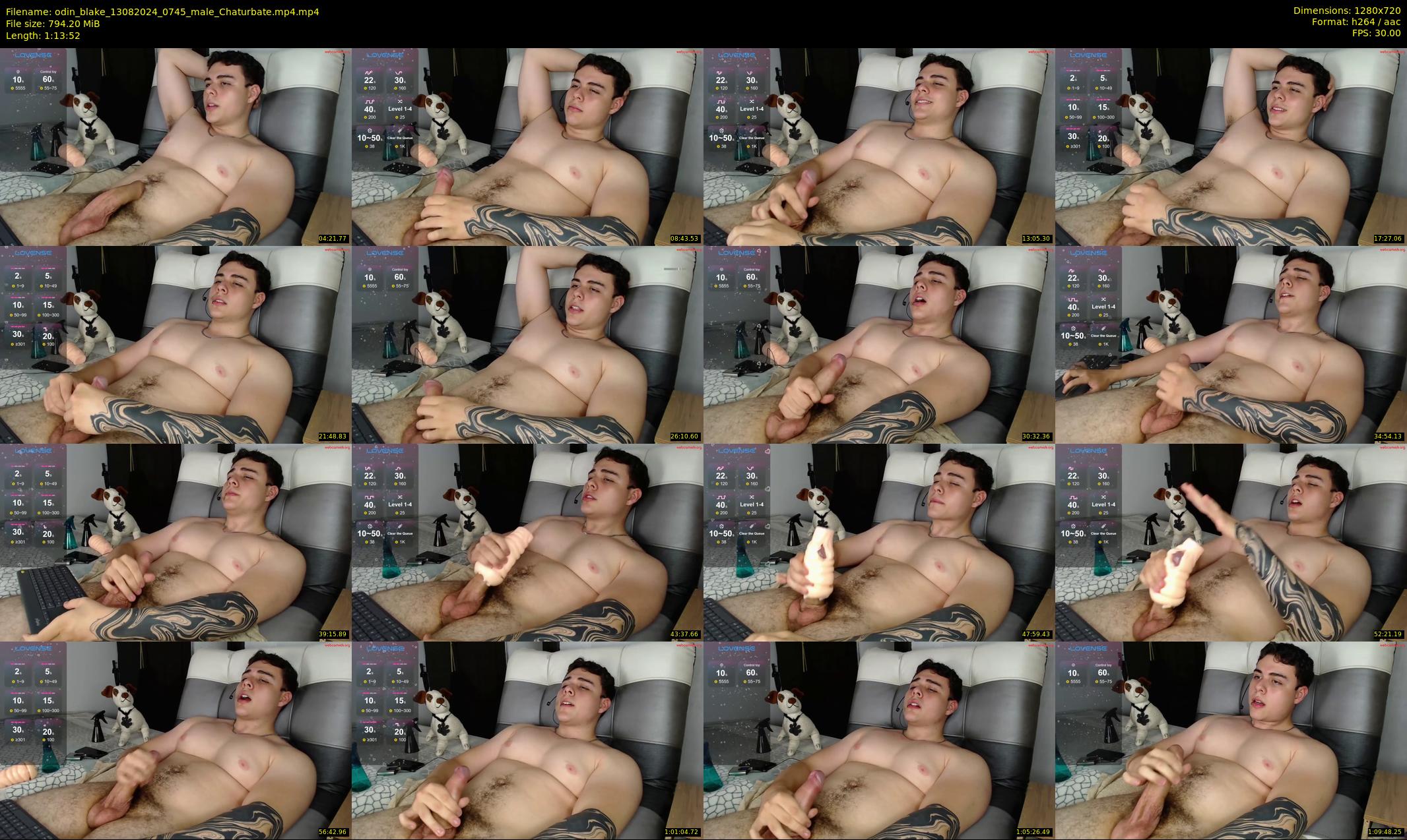 odin_blake — 74 minute Chaturbate male cam show recording, 720p, Aug 13, 2024