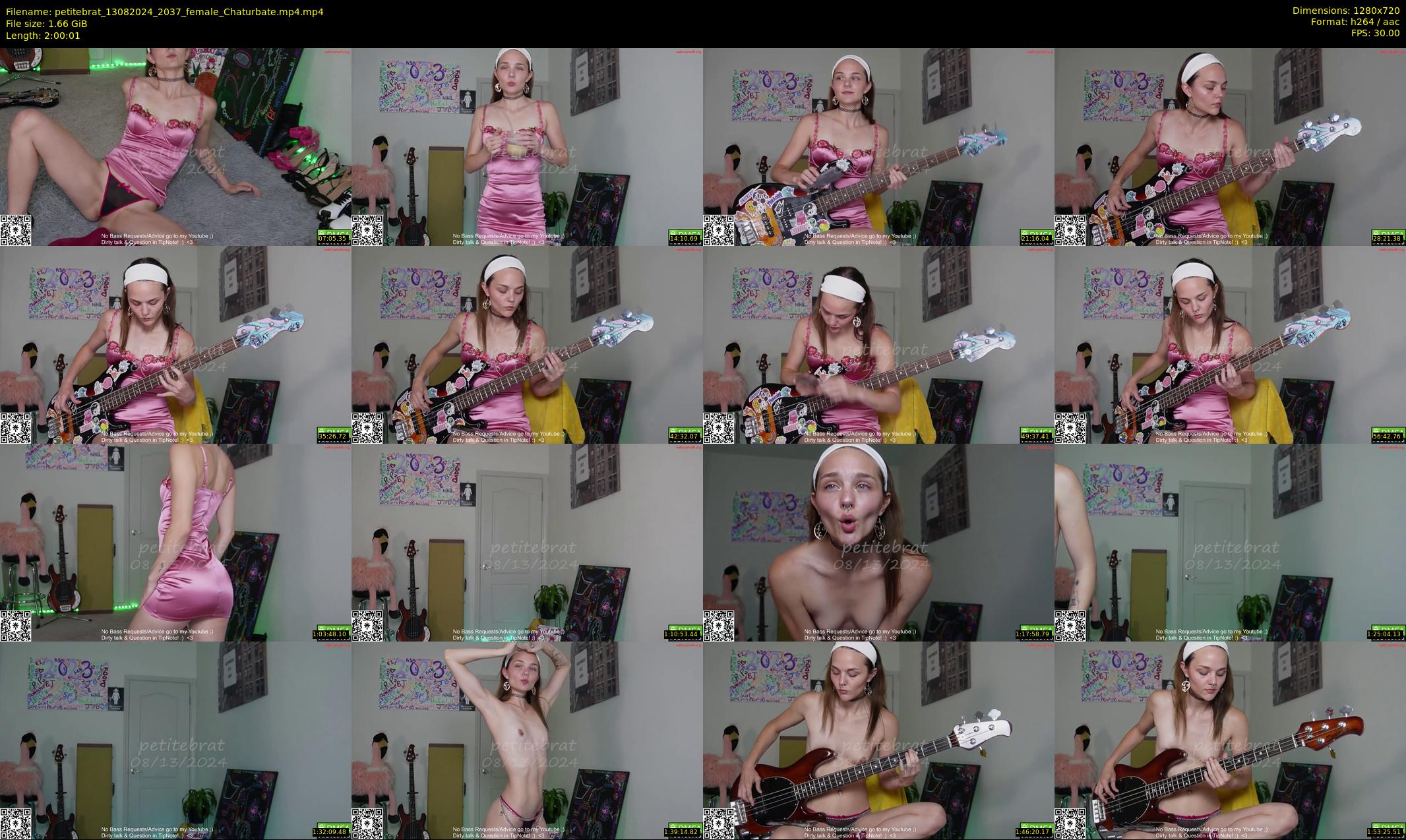 petitebrat — 121 minute Chaturbate female cam show recording, 720p, Aug 13, 2024