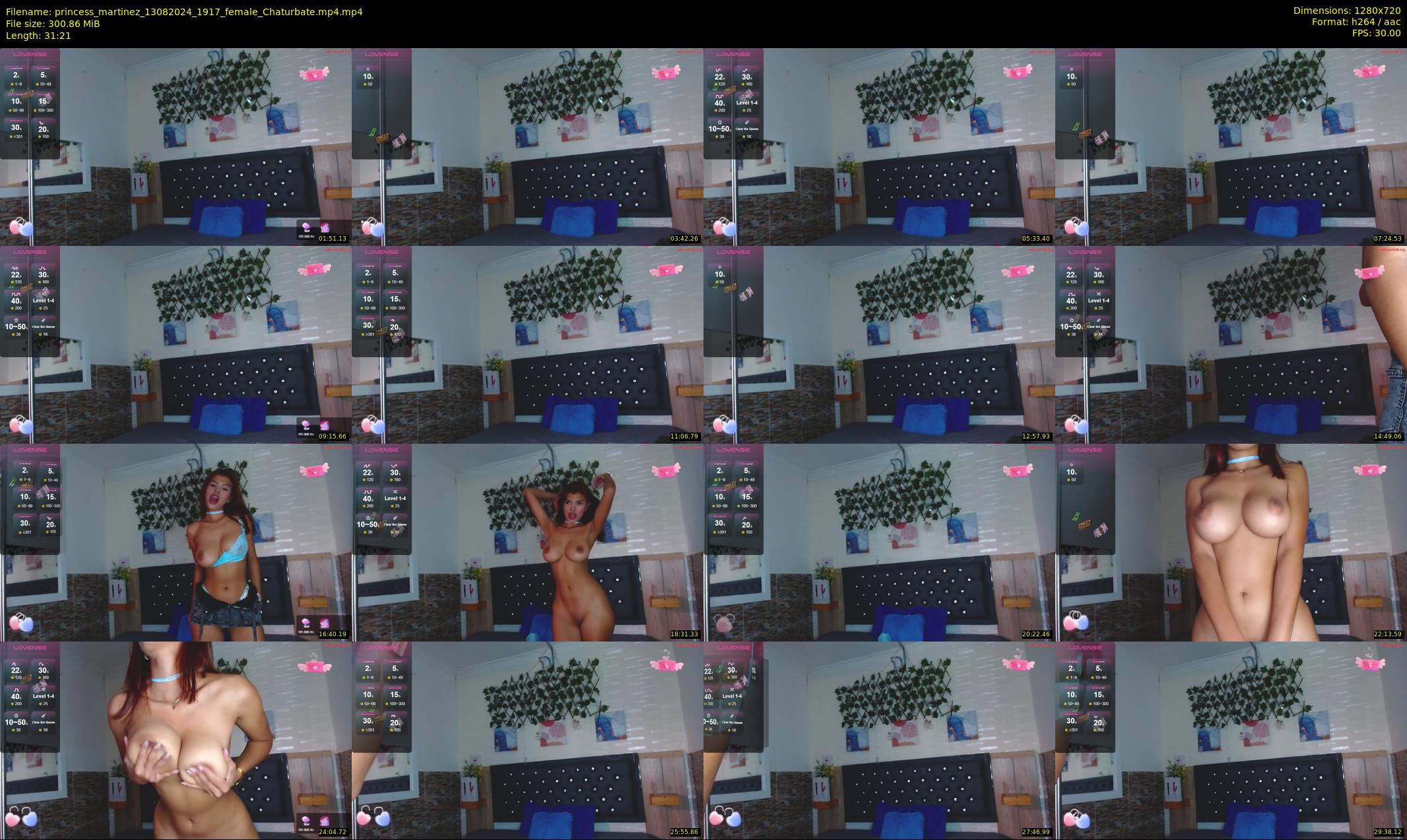 princess_martinez — 32 minute Chaturbate female cam show recording, 720p, Aug 13, 2024