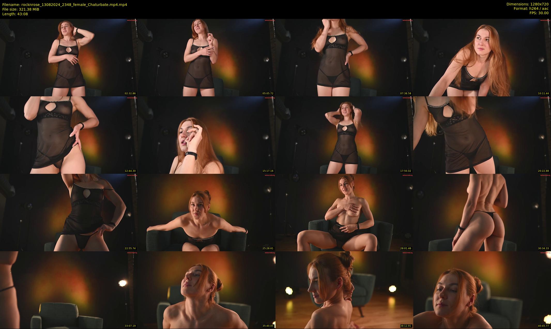rocknrose — 44 minute Chaturbate female cam show recording, 720p, Aug 13, 2024