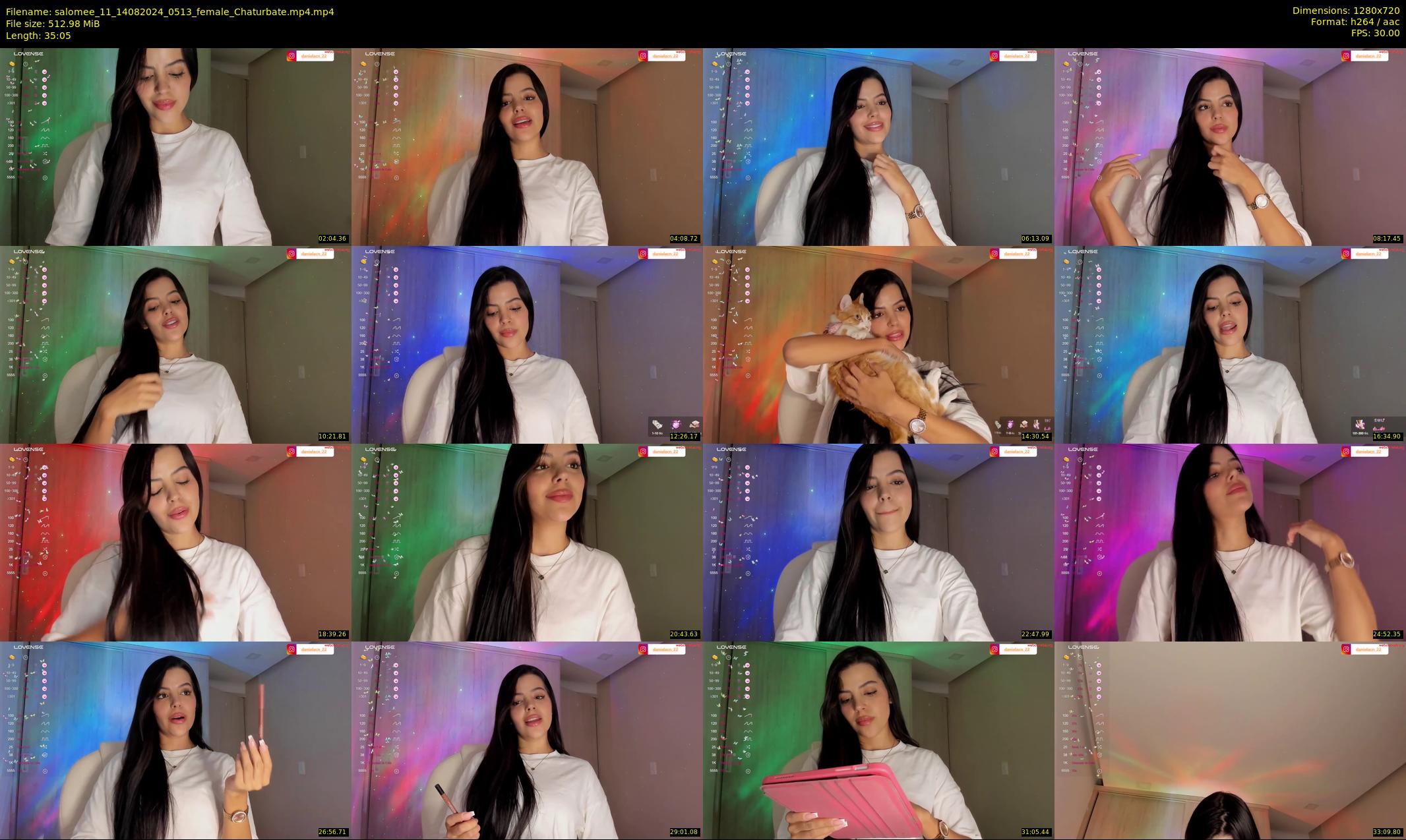 salomee_11 — 36 minute Chaturbate female cam show recording, 720p, Aug 14, 2024