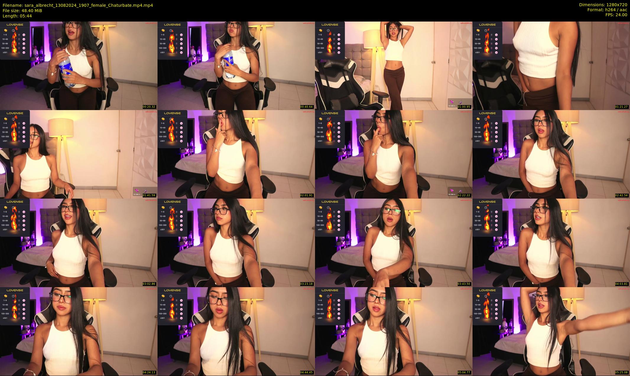 sara_albrecht — 6 minute Chaturbate female cam show recording, 720p, Aug 13, 2024