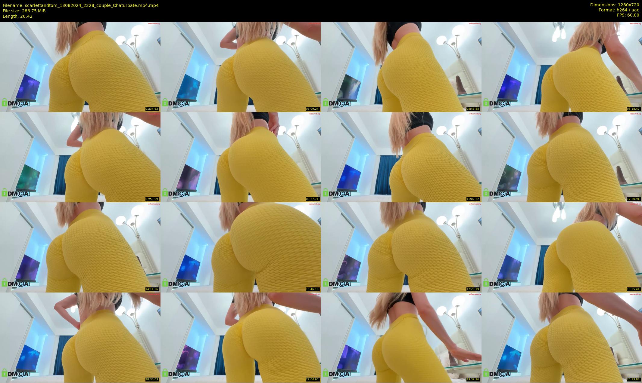 scarlettandtom — 27 minute Chaturbate couple cam show recording, 720p, Aug 13, 2024