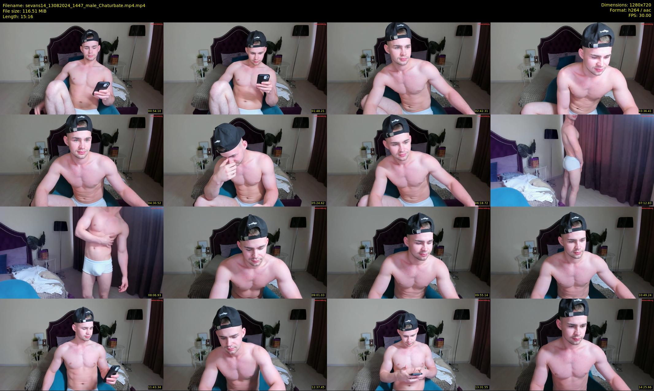 sevans14 — 16 minute Chaturbate male cam show recording, 720p, Aug 13, 2024