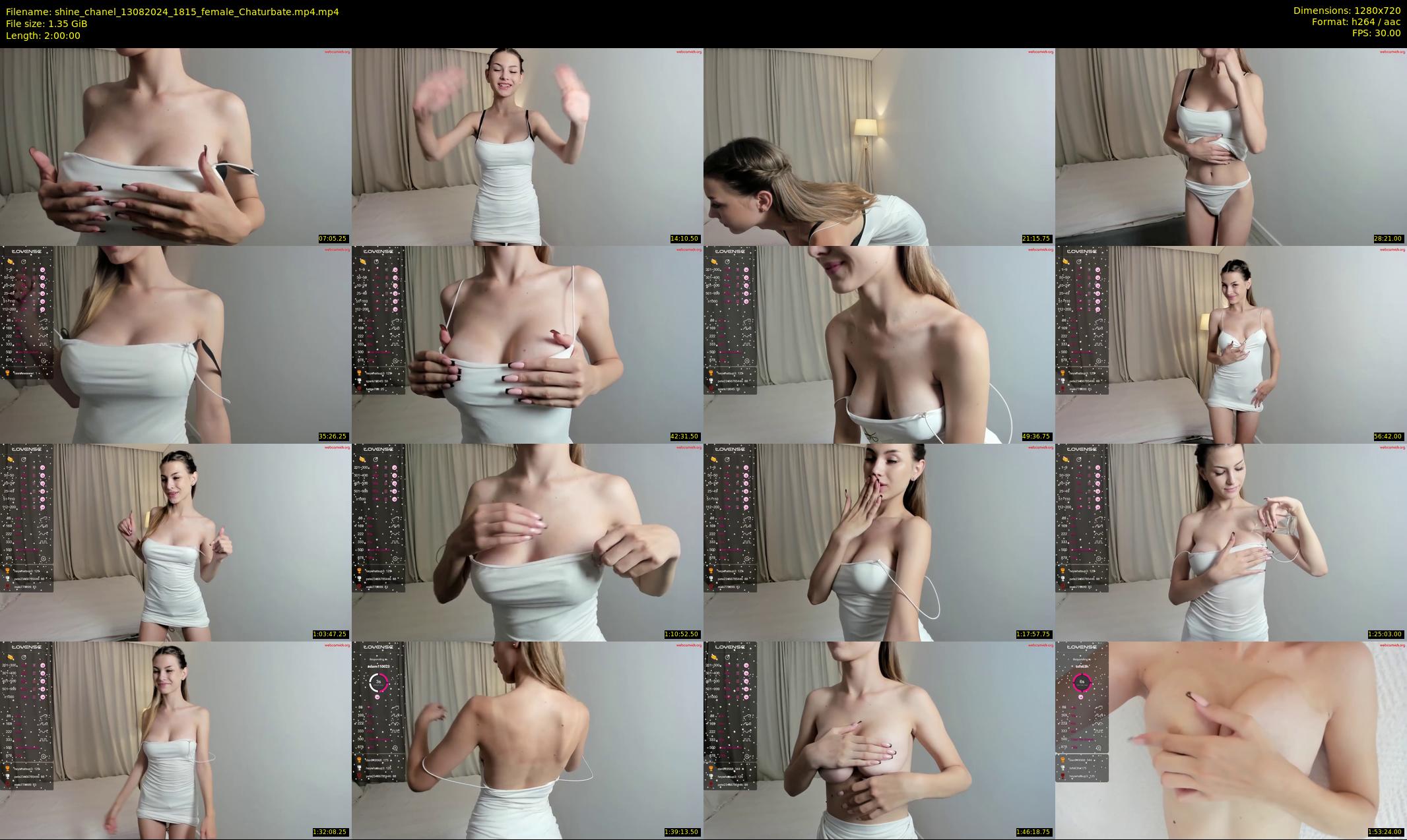 shine_chanel — 120 minute Chaturbate female cam show recording, 720p, Aug 13, 2024