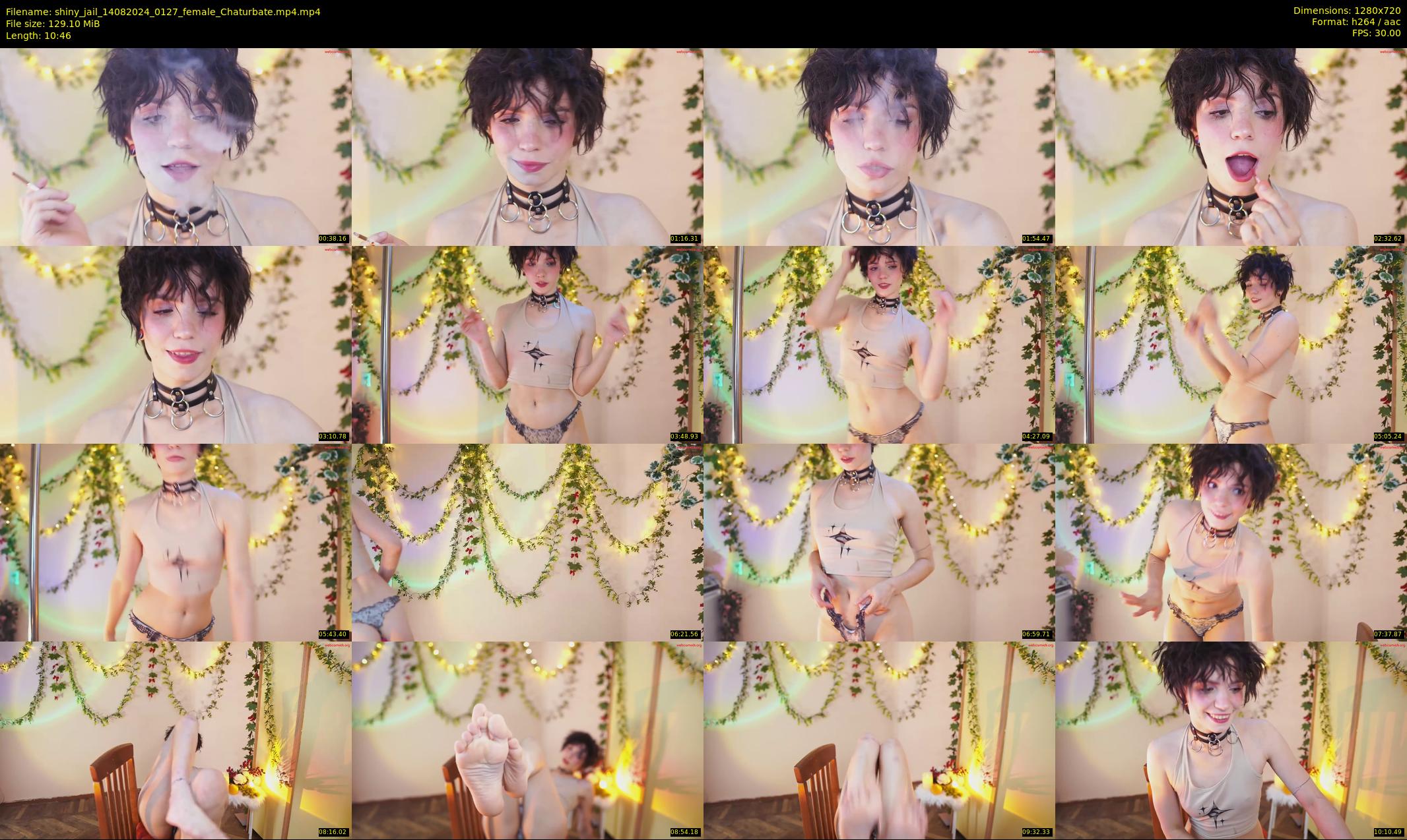 shiny_jail — 11 minute Chaturbate female cam show recording, 720p, Aug 14, 2024