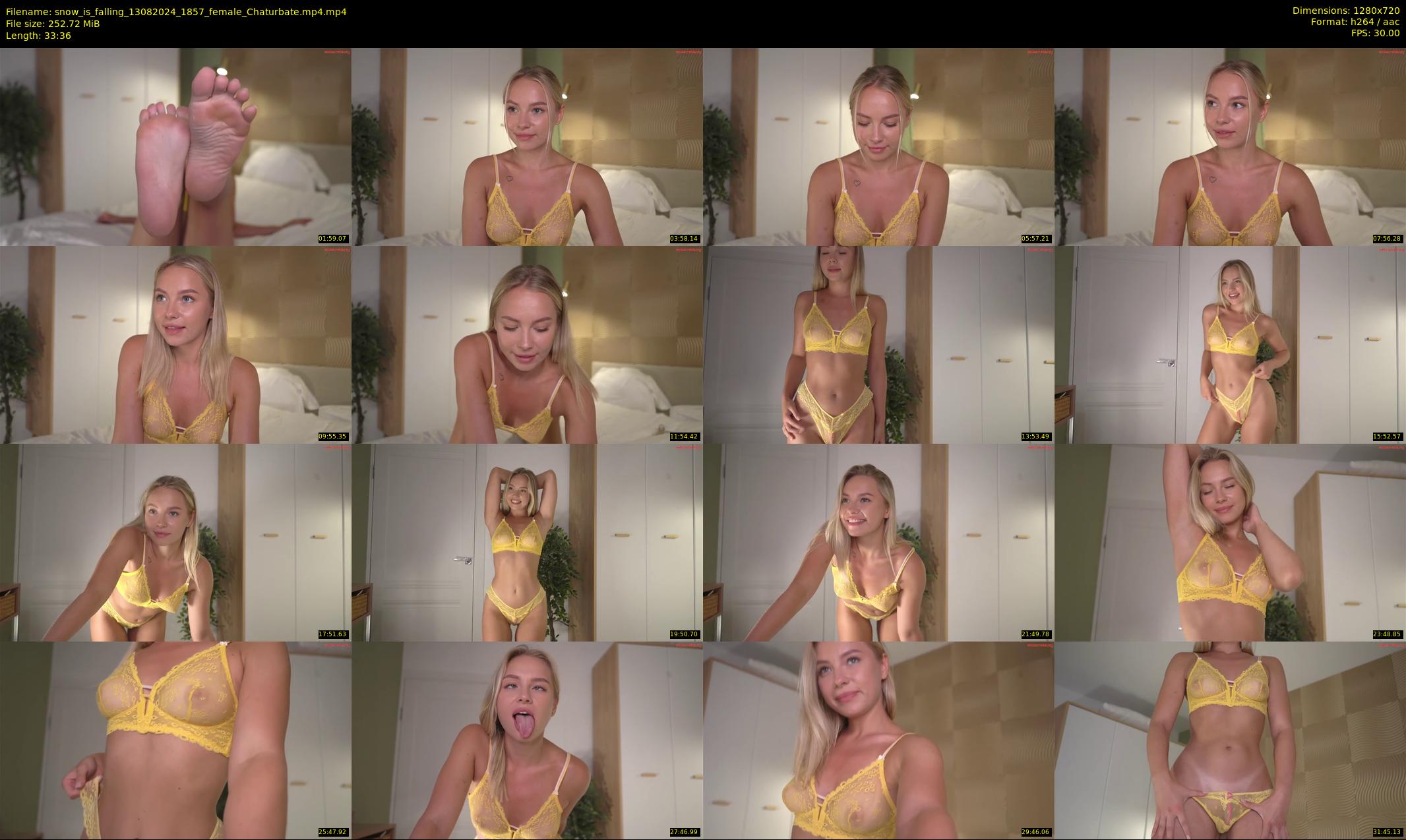 snow_is_falling — 34 minute Chaturbate female cam show recording, 720p, Aug 13, 2024