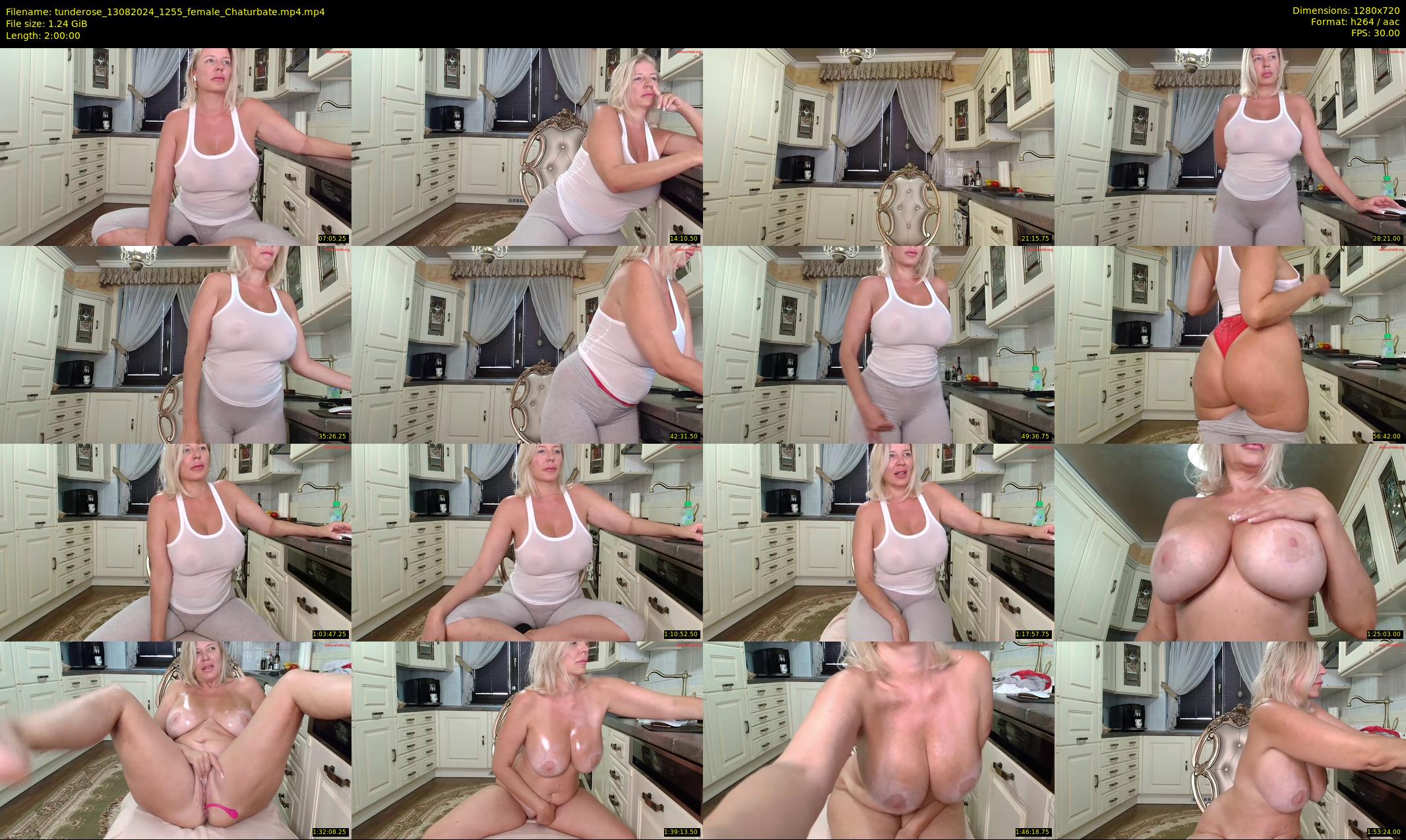 tunderose — 120 minute Chaturbate female cam show recording, 720p, Aug 13, 2024