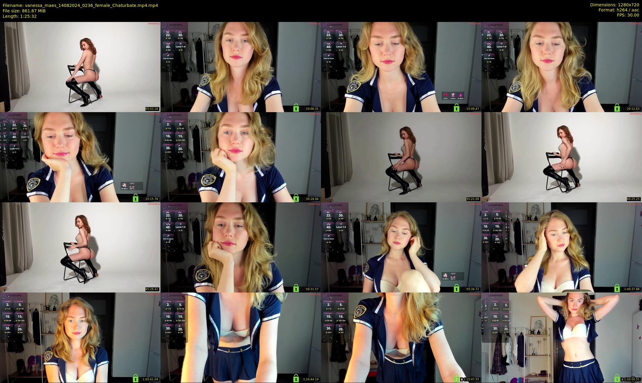 vanessa_maes — 86 minute Chaturbate female cam show recording, 720p, Aug 14, 2024