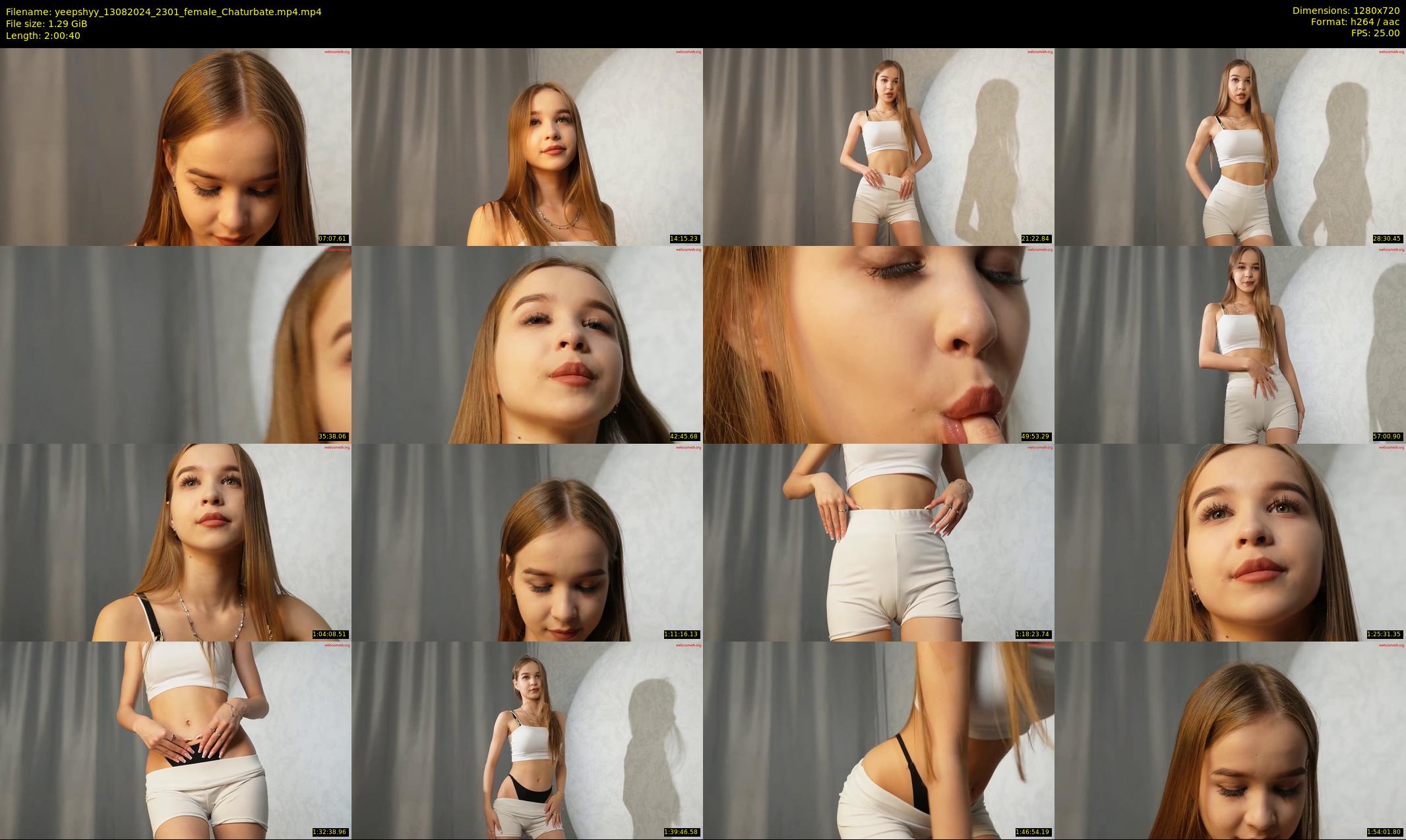 yeepshyy — 121 minute Chaturbate female cam show recording, 720p, Aug 13, 2024
