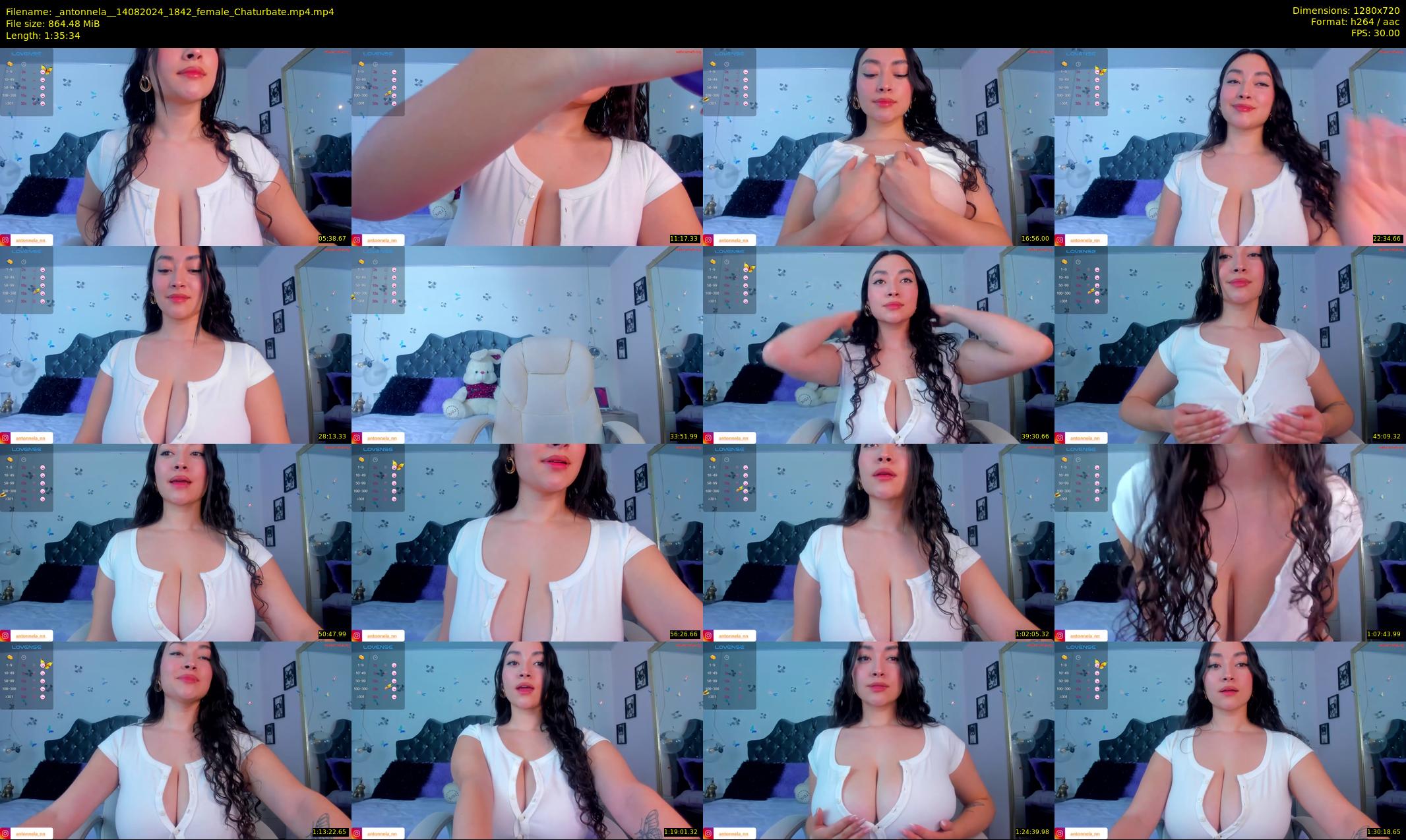 _antonnela_ — 96 minute Chaturbate female cam show recording, 720p, Aug 14, 2024