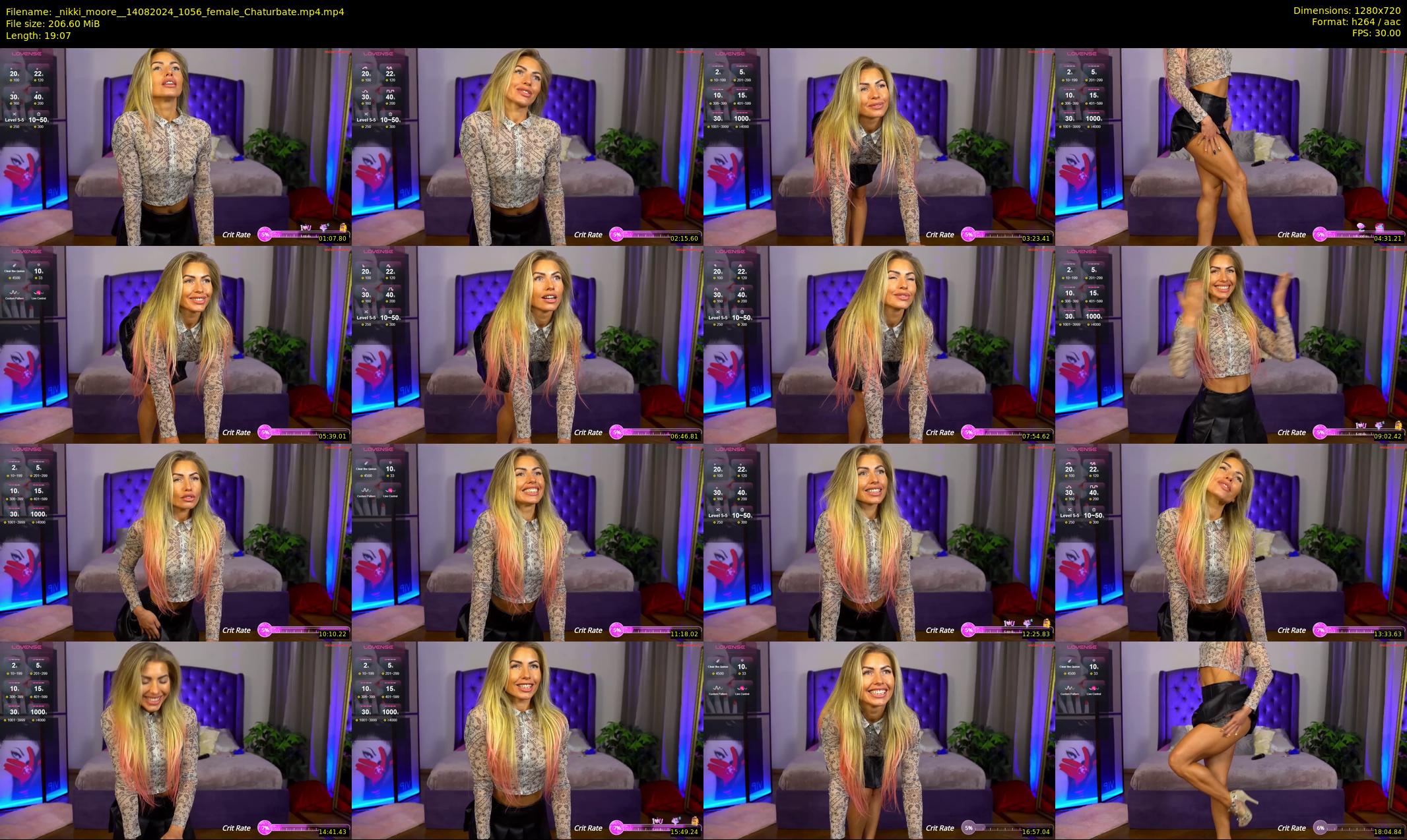 _nikki_moore_ — 20 minute Chaturbate female cam show recording, 720p, Aug 14, 2024
