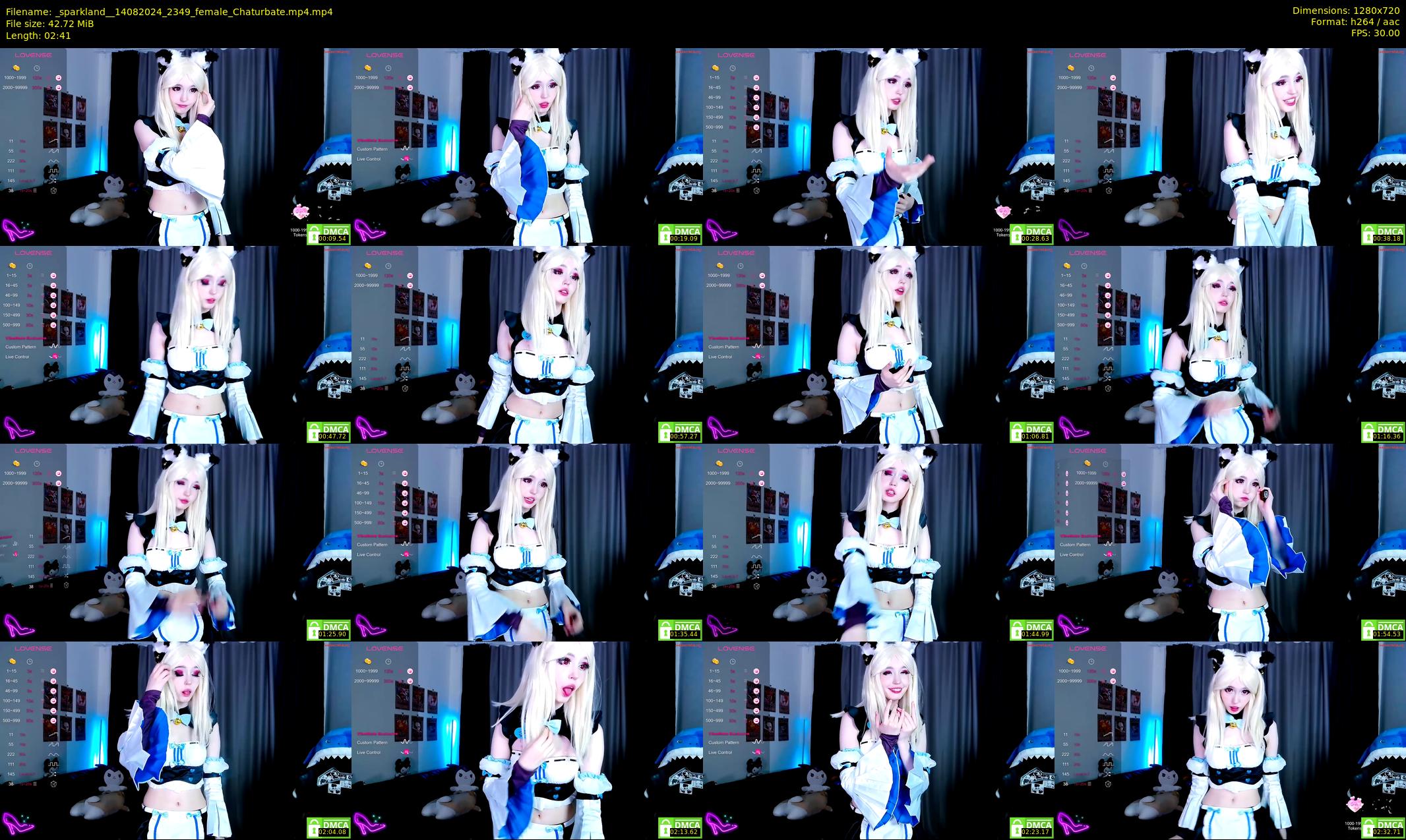 _sparkland_ — 3 minute Chaturbate female cam show recording, 720p, Aug 14, 2024