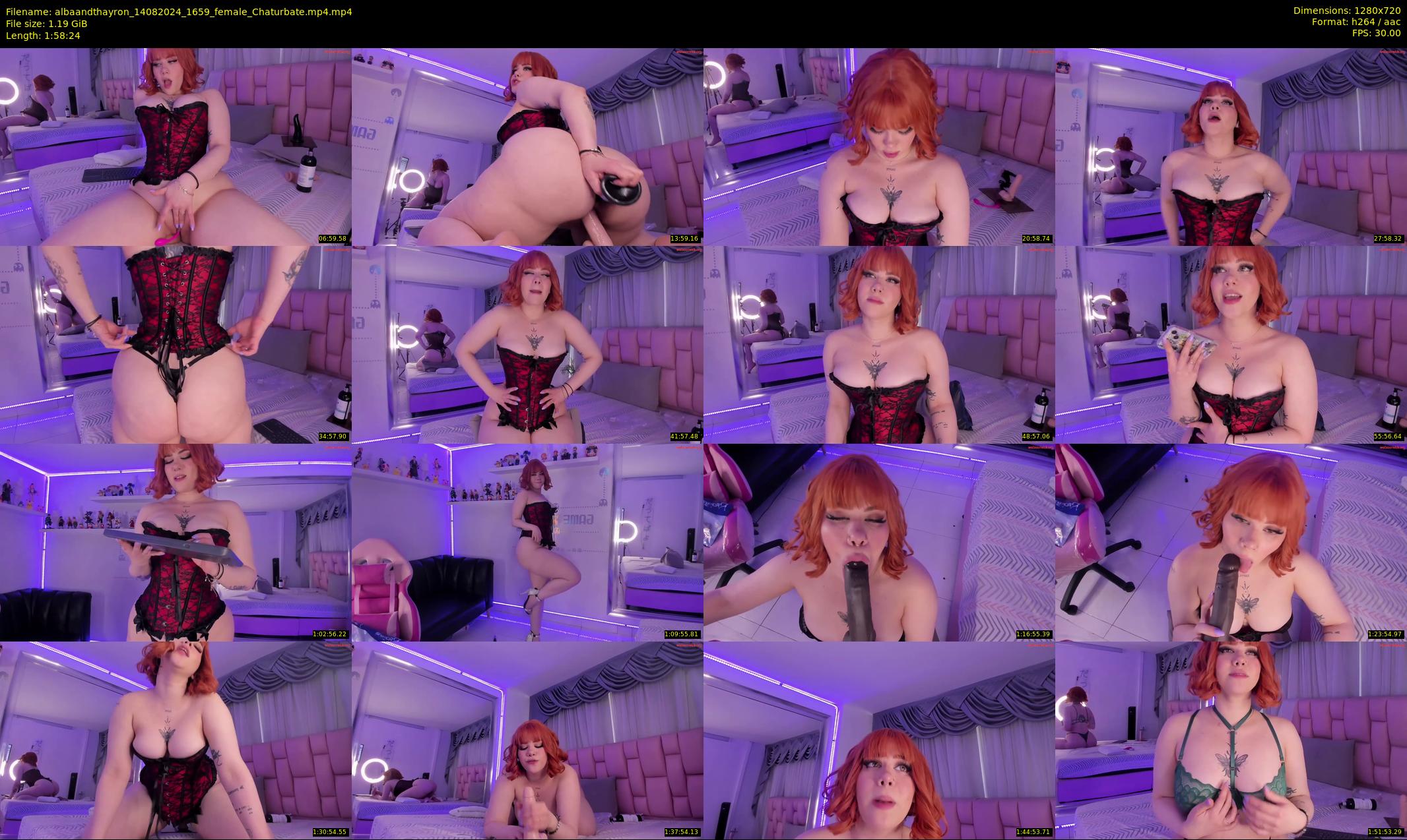 albaandthayron — 119 minute Chaturbate couple cam show recording, 720p, Aug 14, 2024