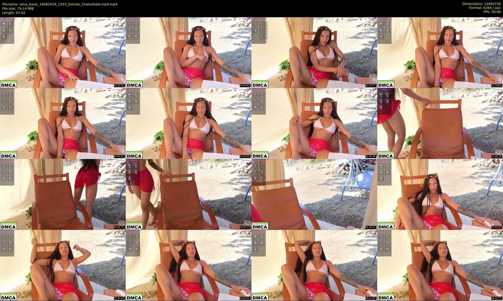 alice_bane — 8 minute Chaturbate female cam show recording, 720p, Aug 14, 2024