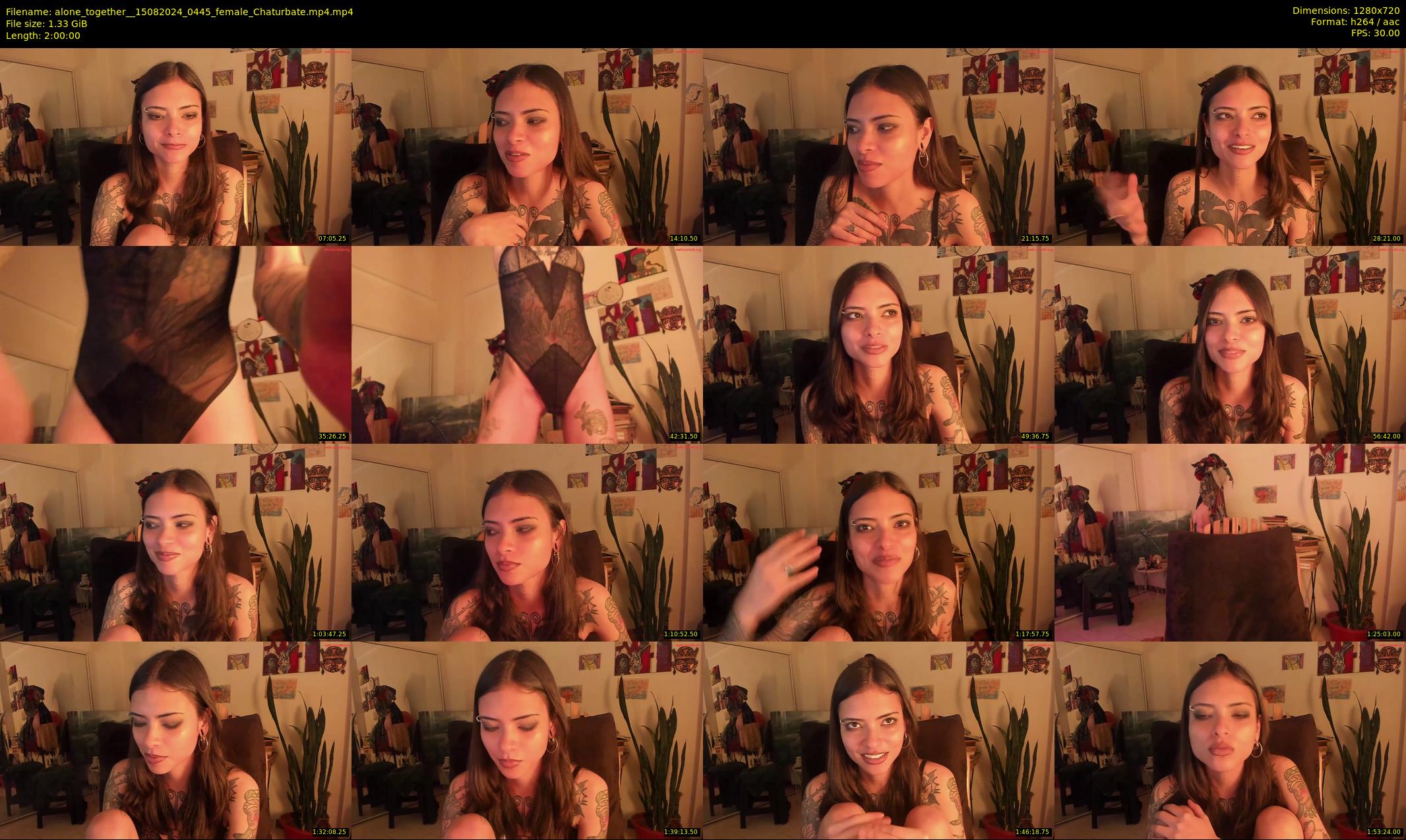 alone_together_ — 120 minute Chaturbate female cam show recording, 720p, Aug 15, 2024
