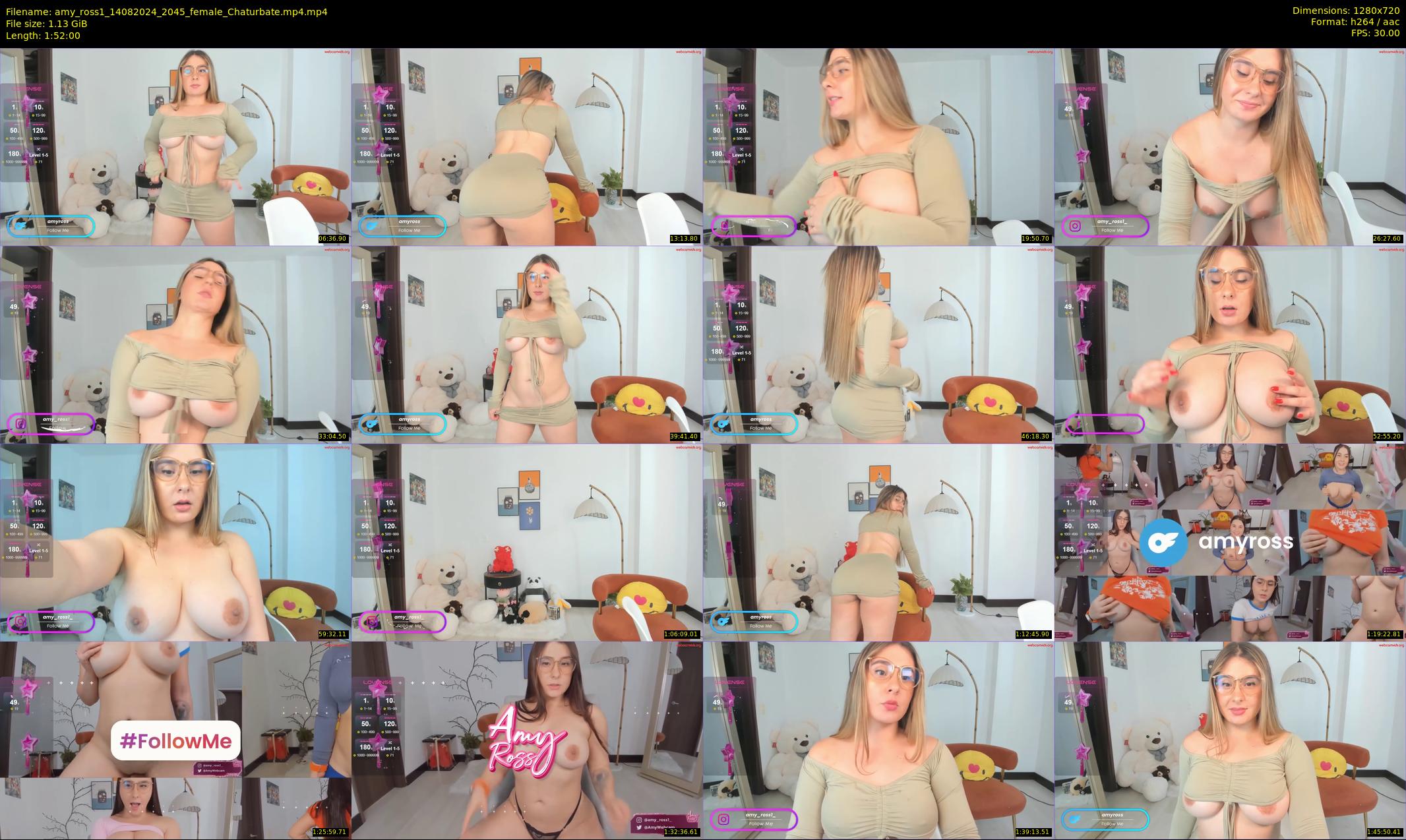 amy_ross1 — 112 minute Chaturbate female cam show recording, 720p, Aug 14, 2024