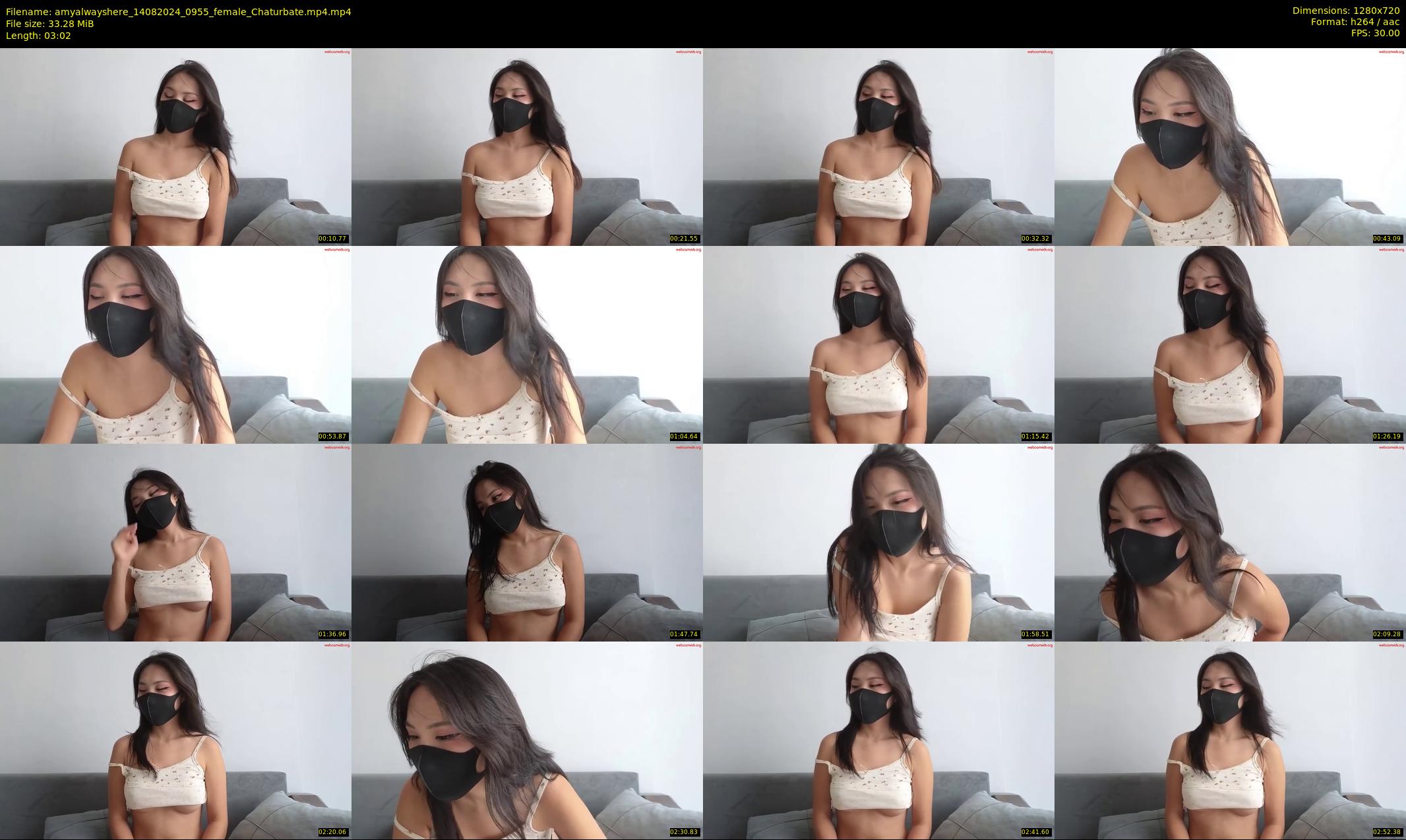 amyalwayshere — 4 minute Chaturbate female cam show recording, 720p, Aug 14, 2024