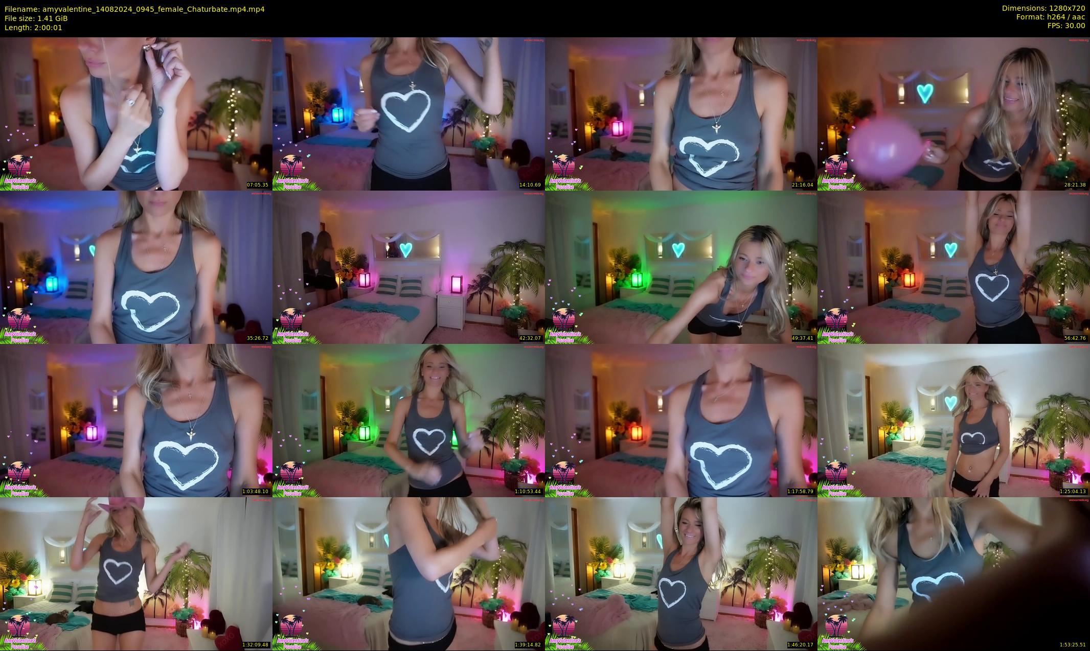 amyvalentine — 121 minute Chaturbate female cam show recording, 720p, Aug 14, 2024