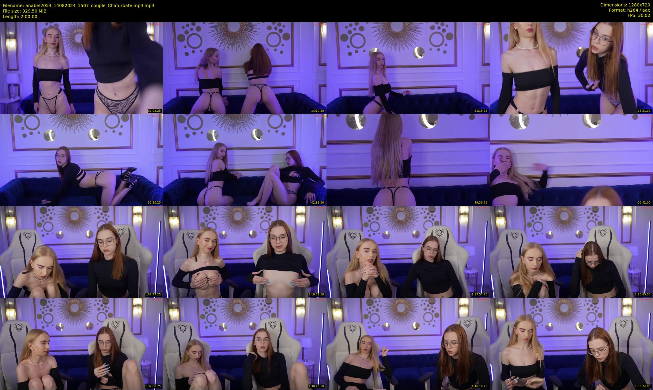 anabel2054 — 120 minute Chaturbate female cam show recording, 720p, Aug 14, 2024