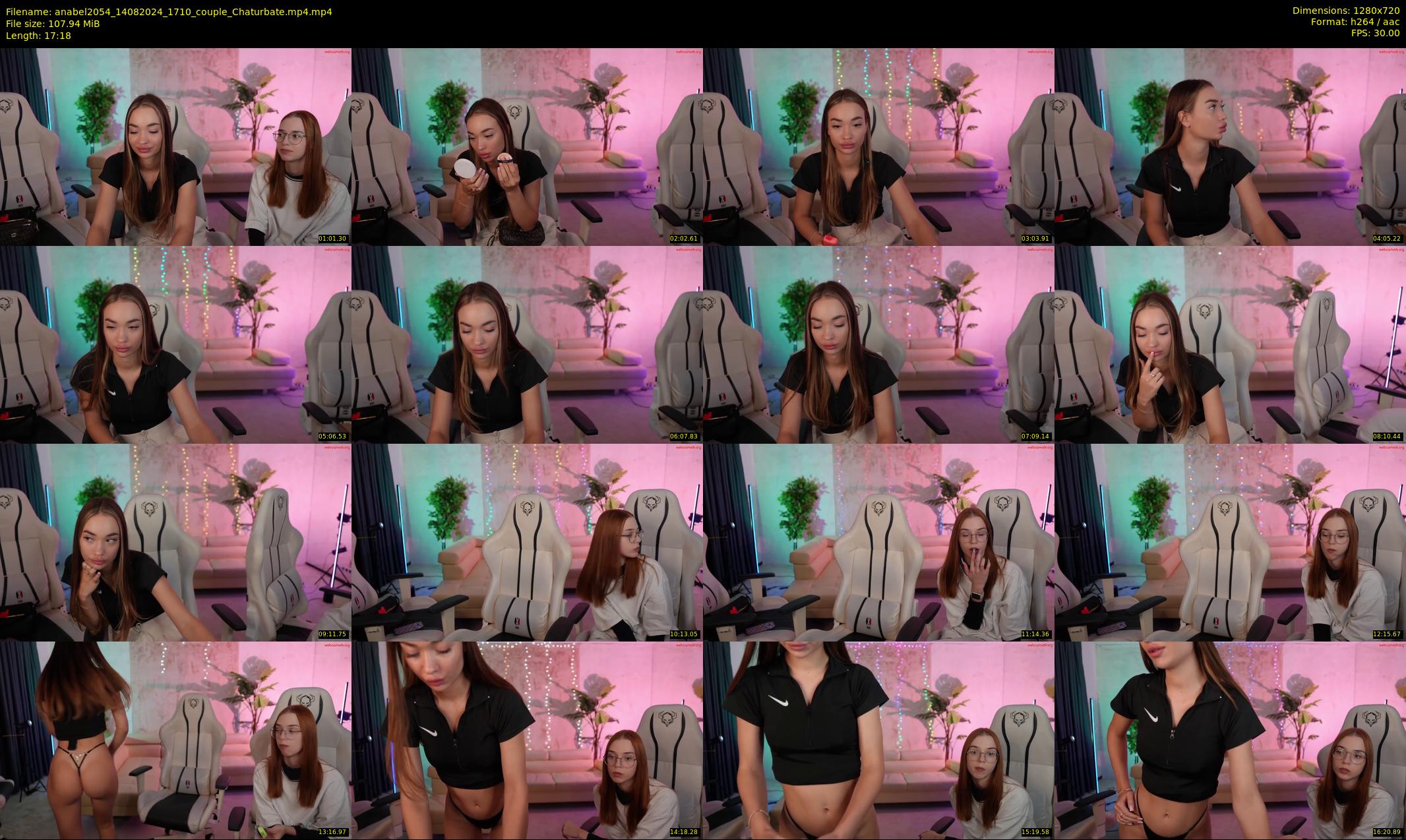 anabel2054 — 18 minute Chaturbate female cam show recording, 720p, Aug 14, 2024