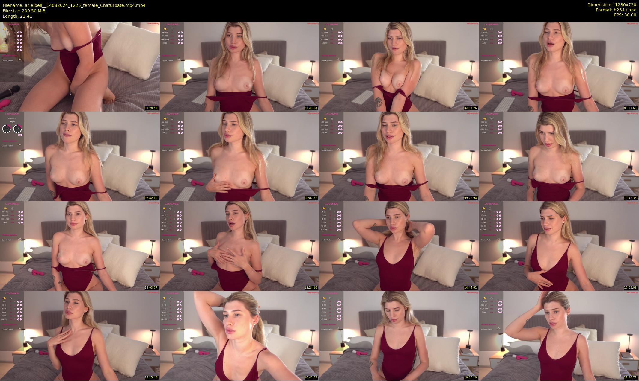 arielbell_ — 23 minute Chaturbate female cam show recording, 720p, Aug 14, 2024