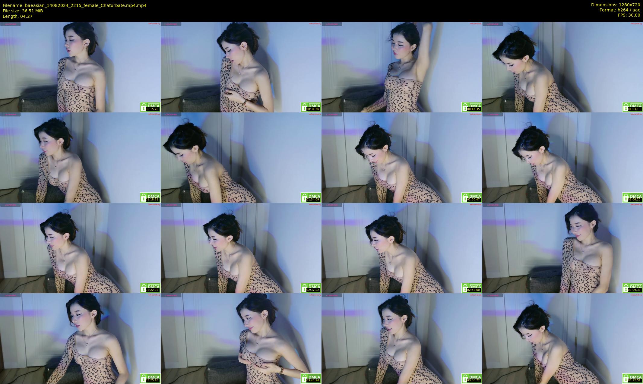 baeasian — 5 minute Chaturbate female cam show recording, 720p, Aug 14, 2024