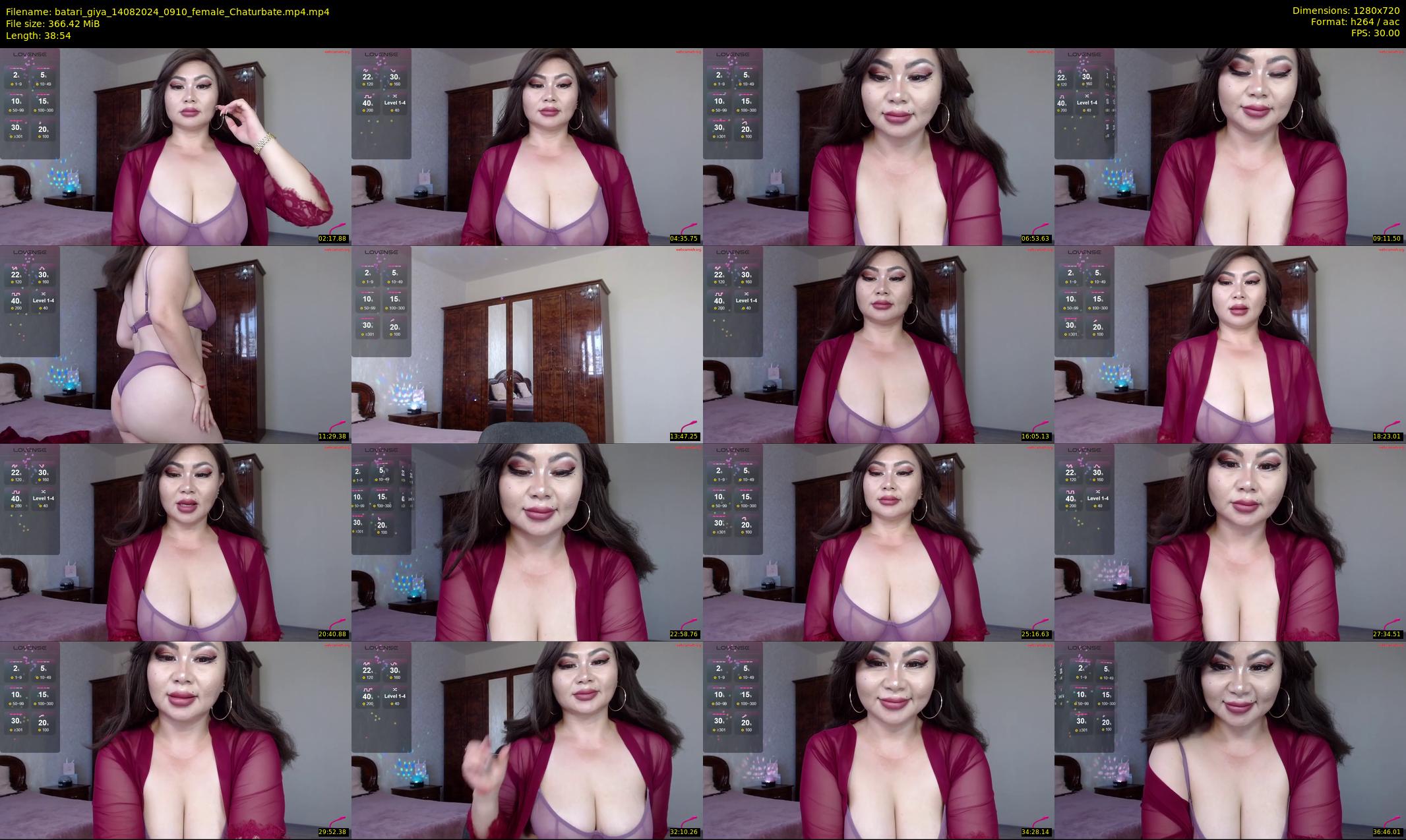 batari_giya — 39 minute Chaturbate female cam show recording, 720p, Aug 14, 2024