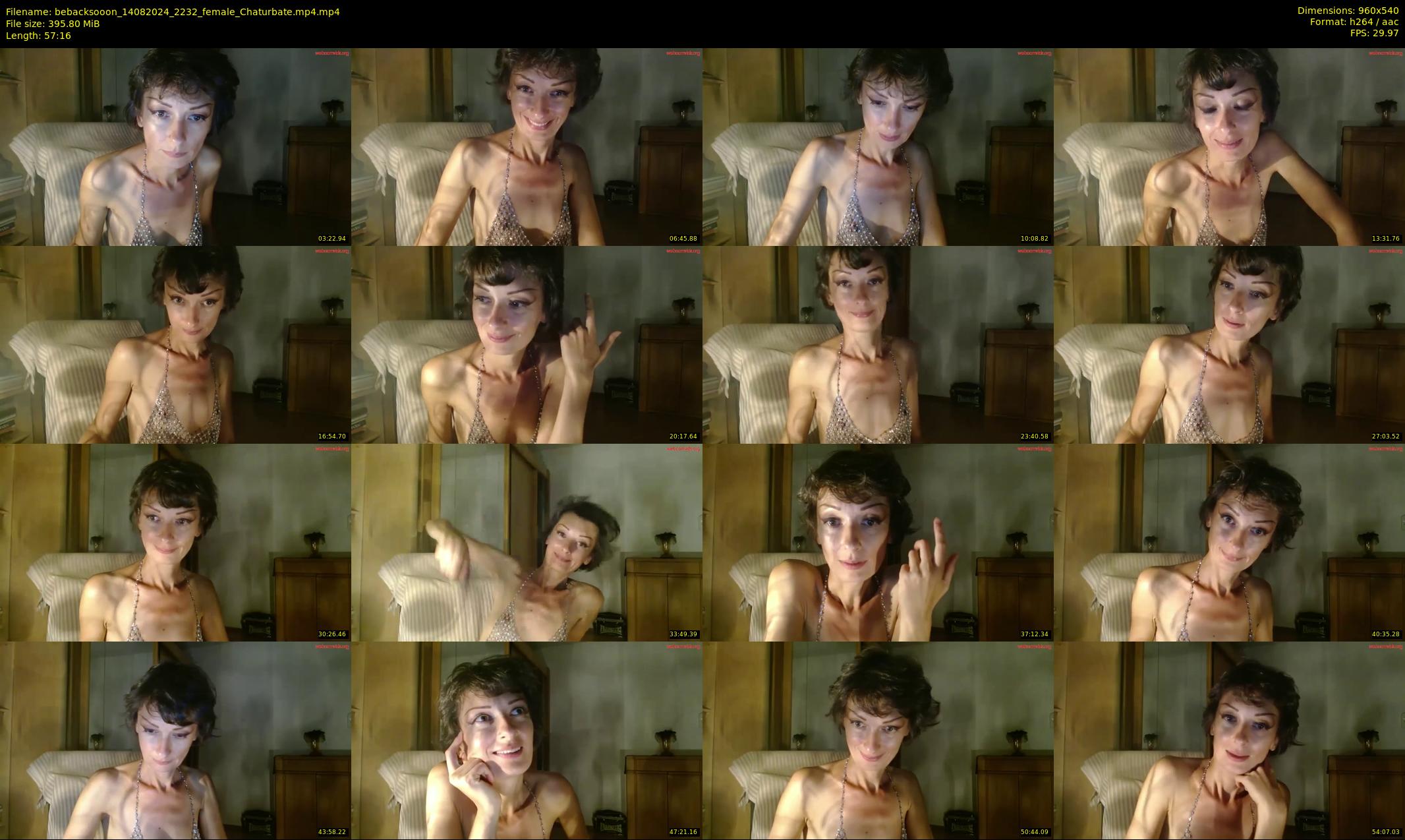 bebacksooon — 58 minute Chaturbate female cam show recording, 480p, Aug 14, 2024