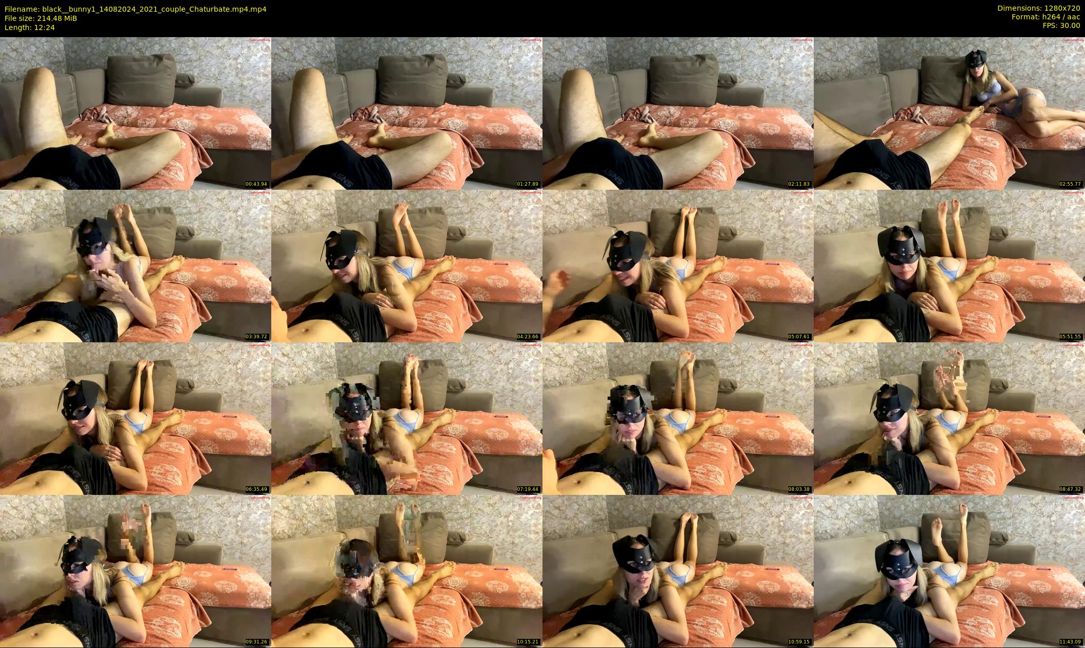 black__bunny1 — 13 minute Chaturbate couple cam show recording, 720p, Aug 14, 2024