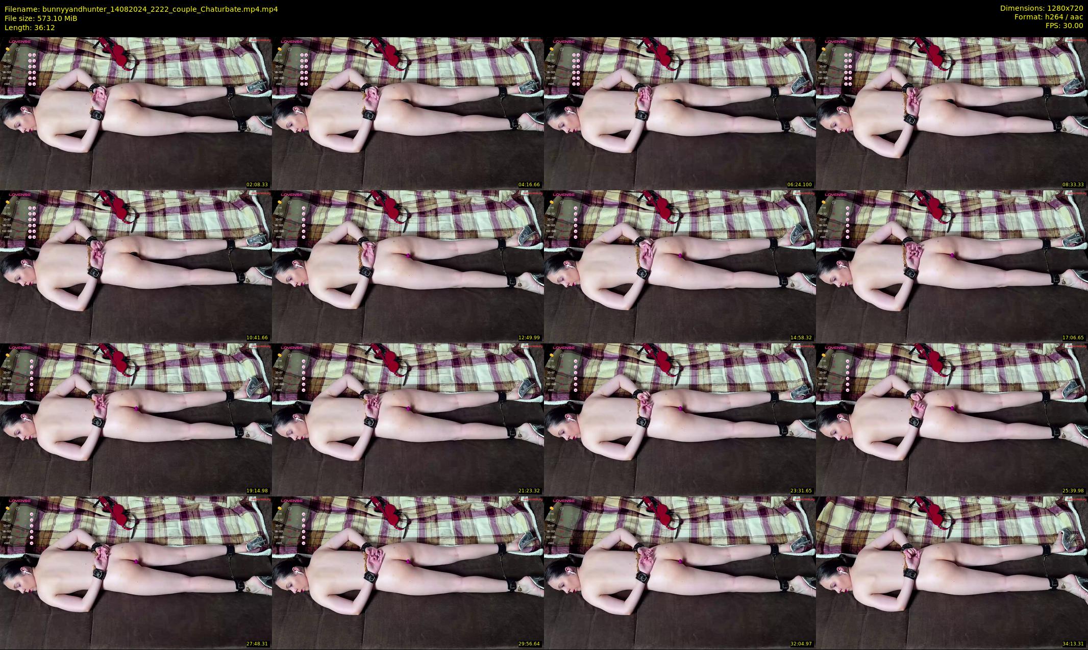 bunnyyandhunter — 37 minute Chaturbate couple cam show recording, 720p, Aug 14, 2024