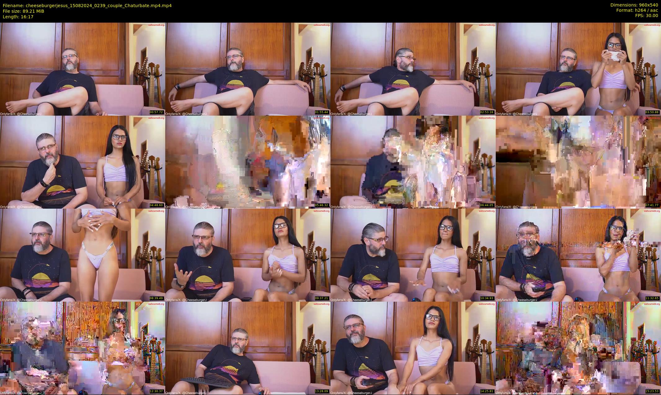 cheeseburgerjesus — 17 minute Chaturbate couple cam show recording, 480p, Aug 15, 2024