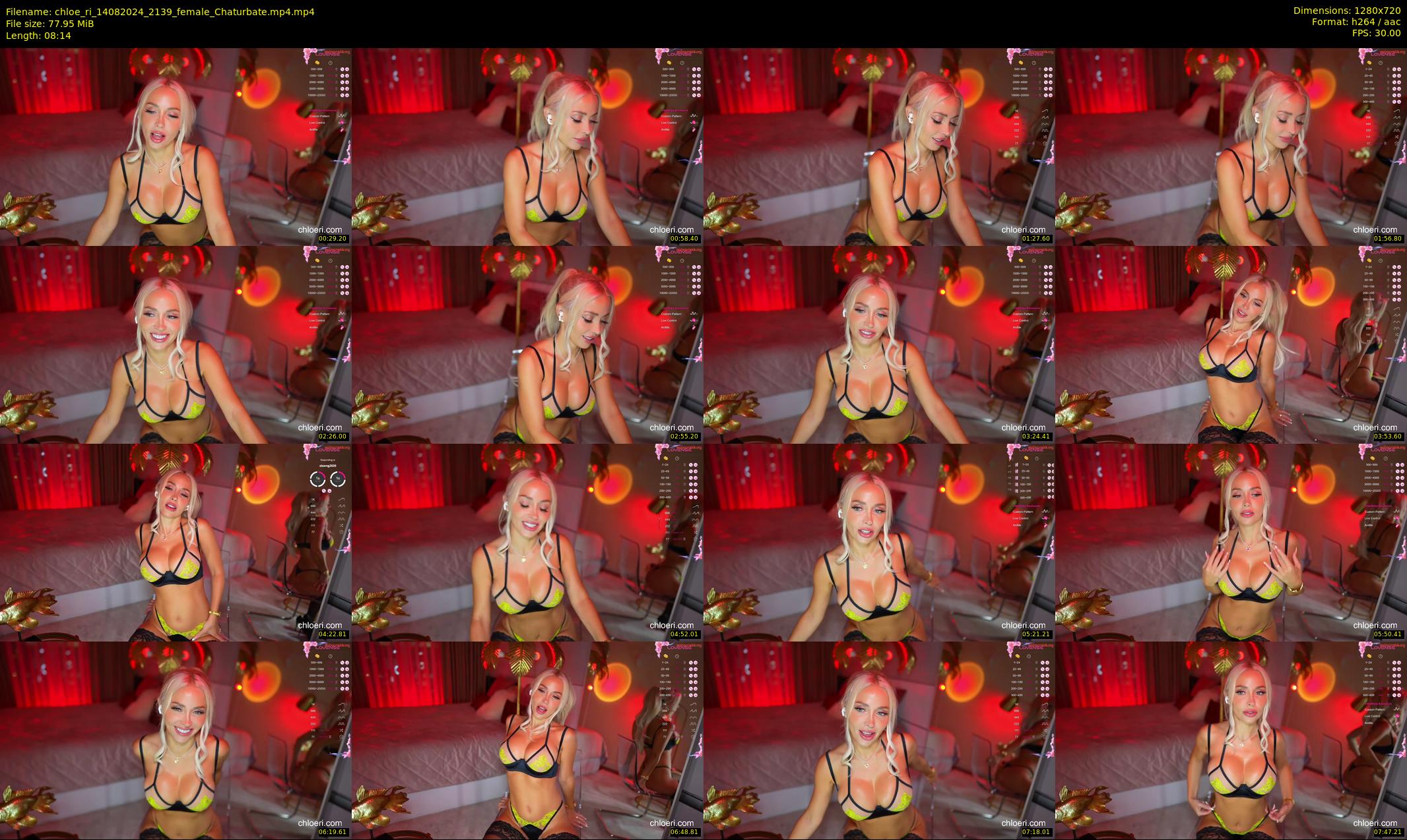 chloe_ri — 9 minute Chaturbate female cam show recording, 720p, Aug 14, 2024