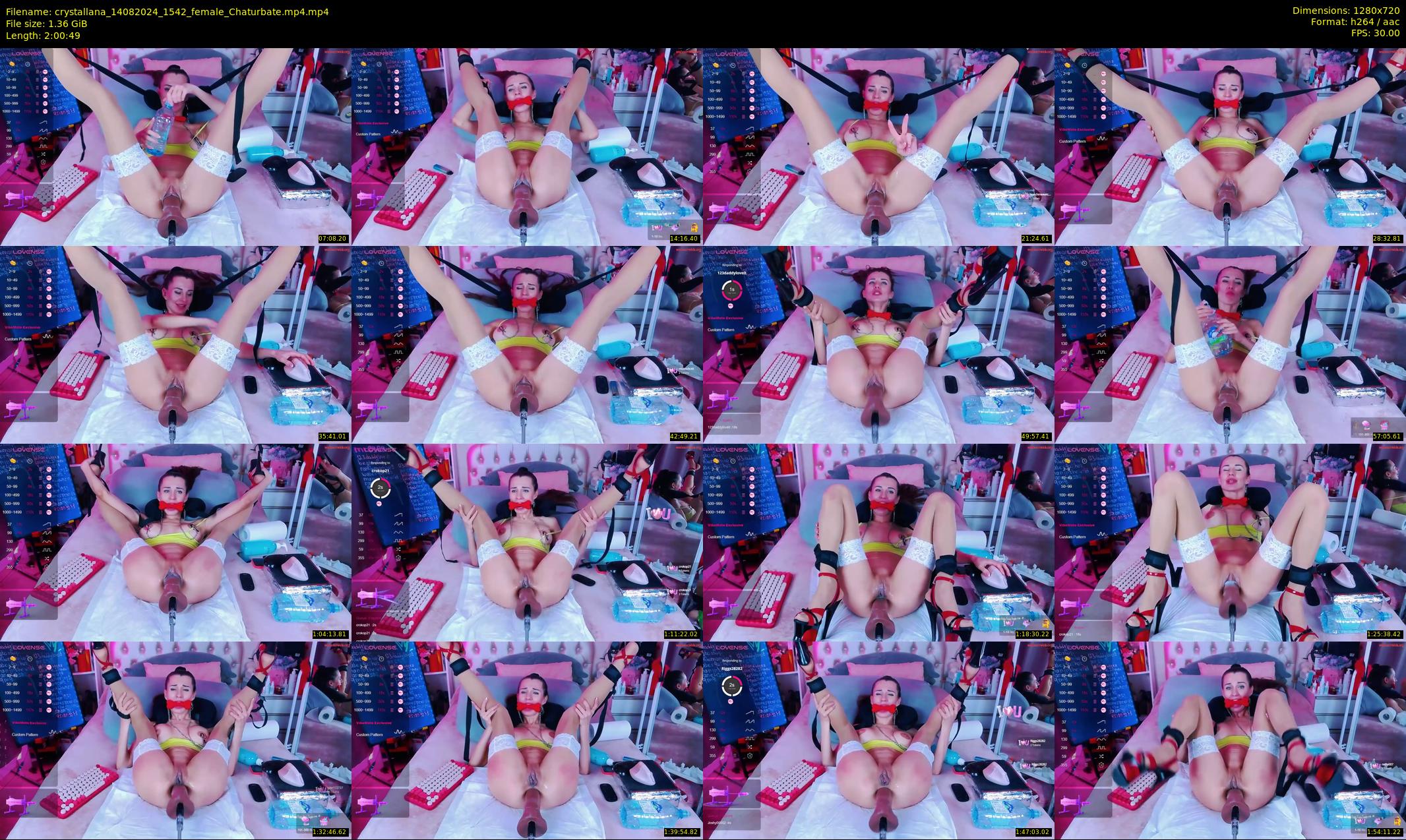crystallana — 121 minute Chaturbate female cam show recording, 720p, Aug 14, 2024