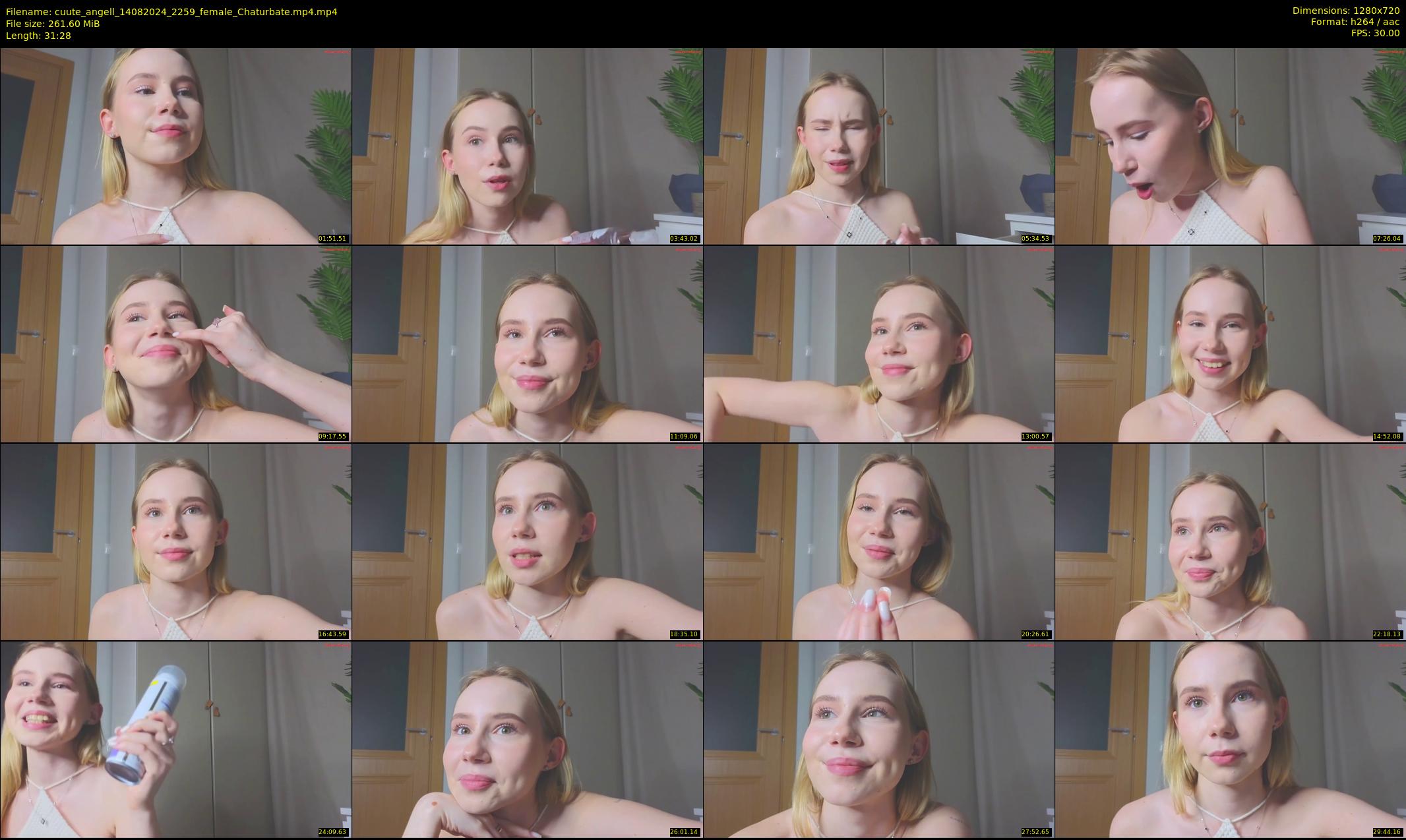 cuute_angell — 32 minute Chaturbate female cam show recording, 720p, Aug 14, 2024