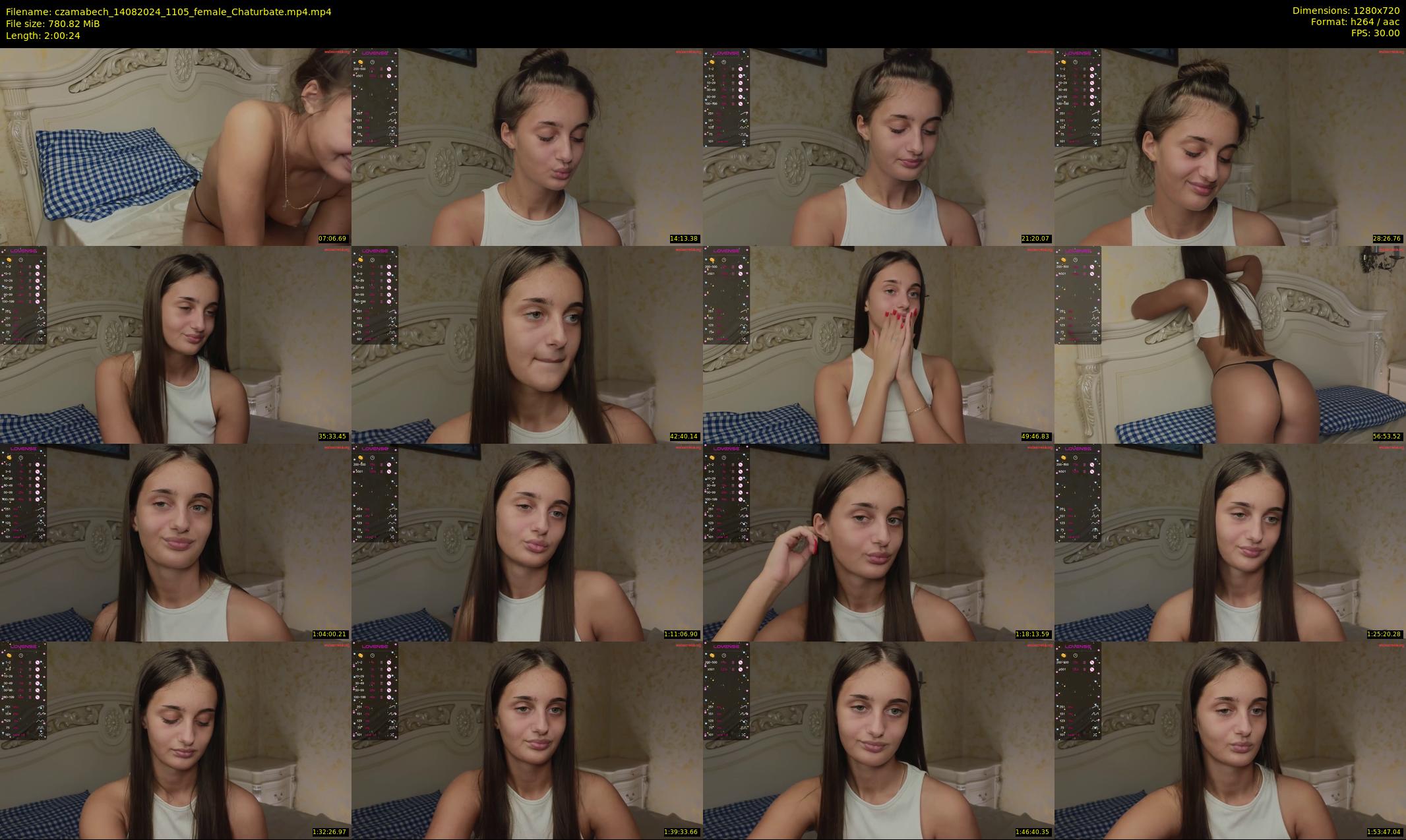 czamabech — 121 minute Chaturbate female cam show recording, 720p, Aug 14, 2024
