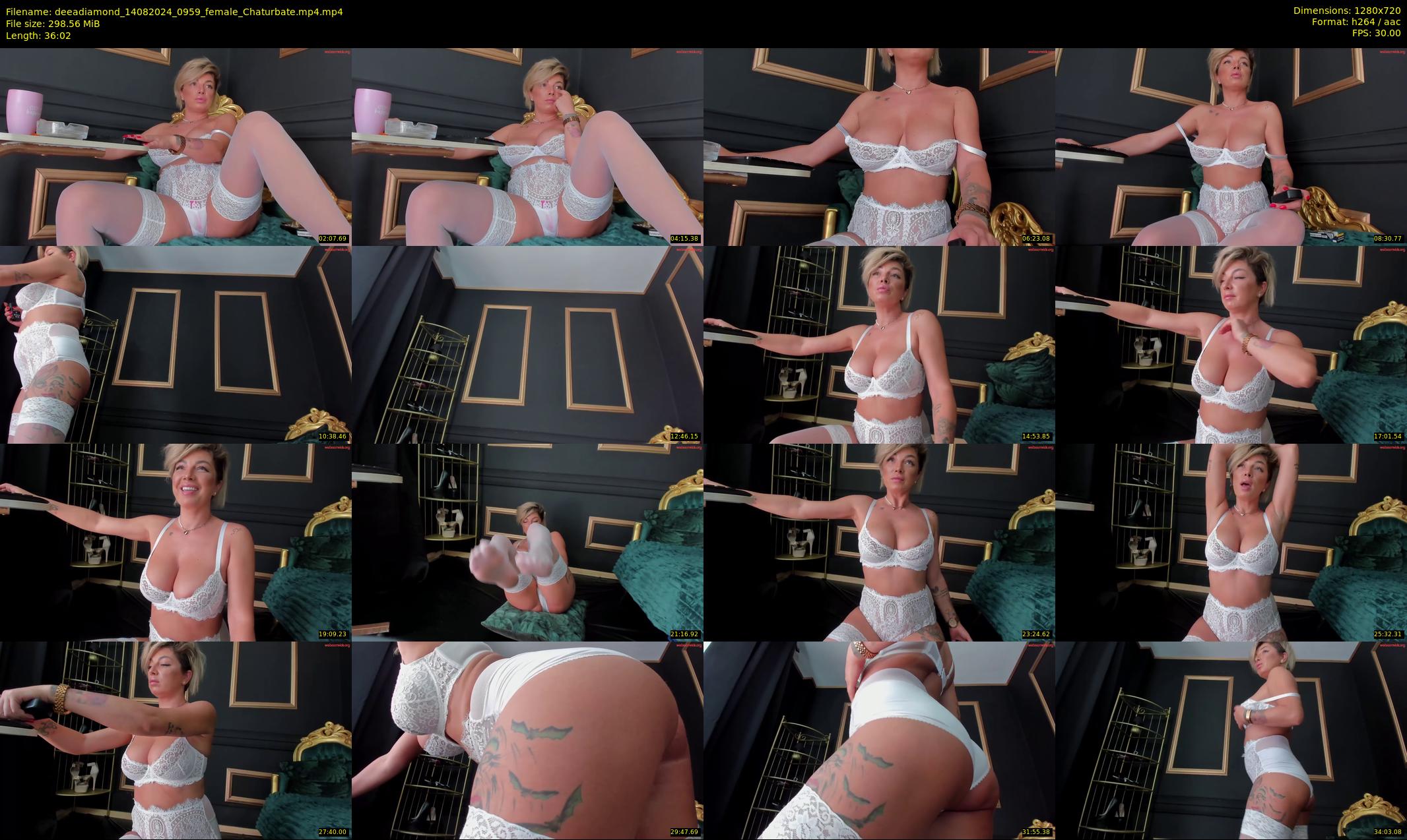 deeadiamond — 37 minute Chaturbate female cam show recording, 720p, Aug 14, 2024