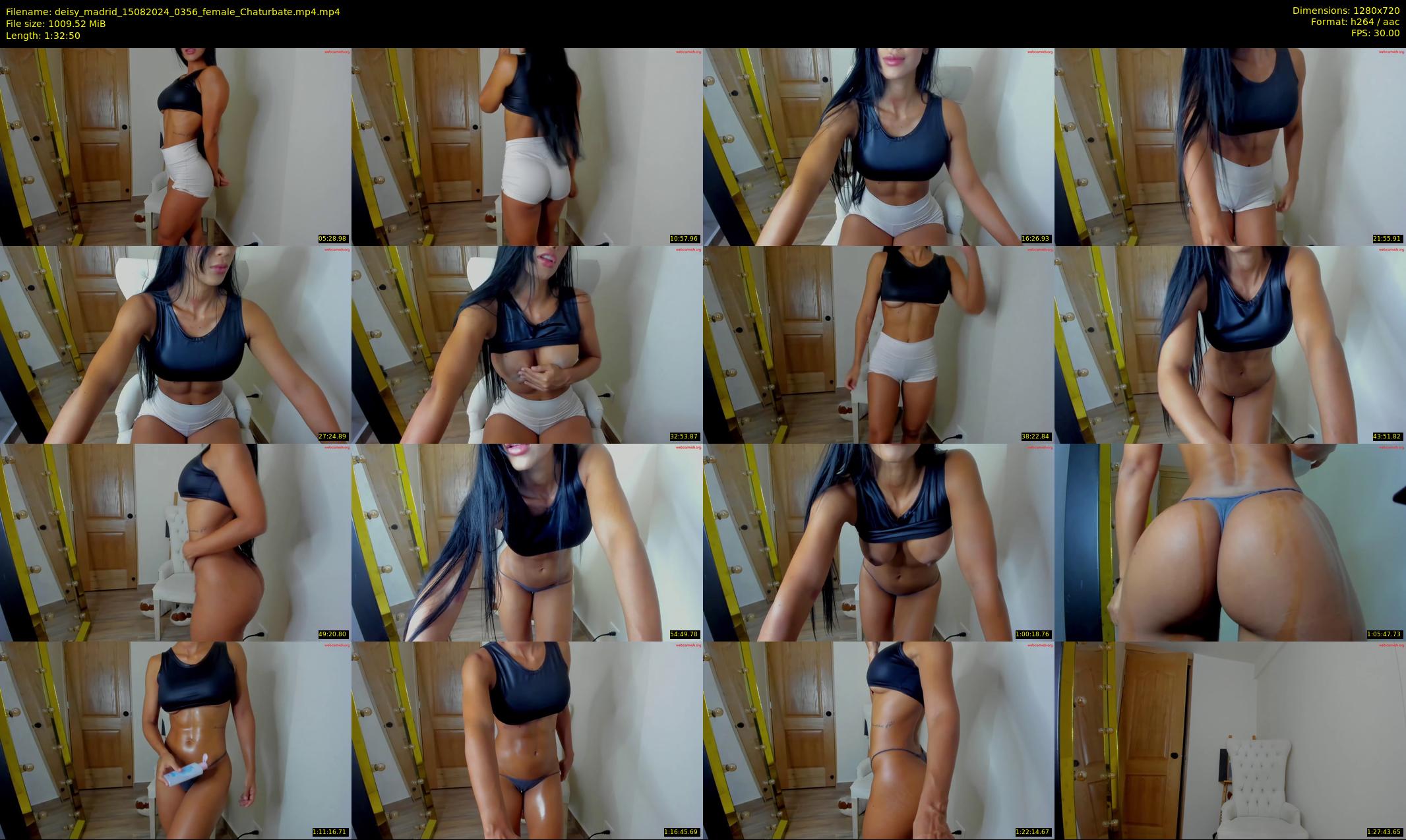 deisy_madrid — 93 minute Chaturbate female cam show recording, 720p, Aug 15, 2024