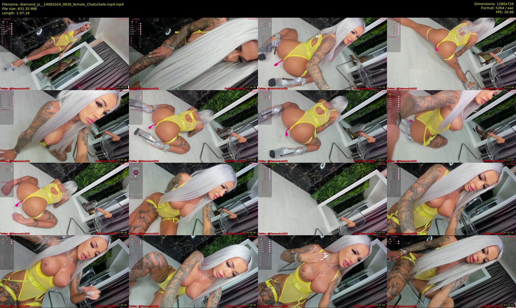 diamond_jo_ — 68 minute Chaturbate female cam show recording, 720p, Aug 14, 2024