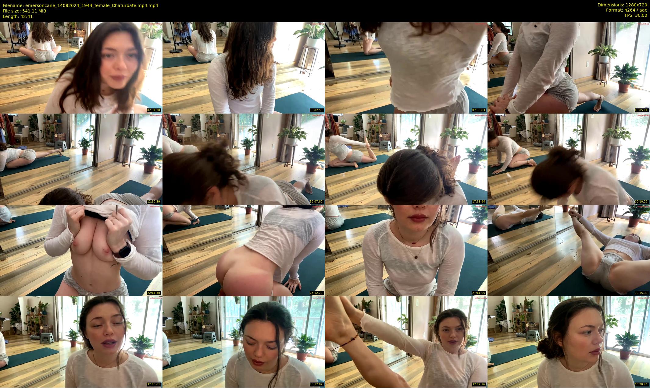 emersoncane — 43 minute Chaturbate female cam show recording, 720p, Aug 14, 2024