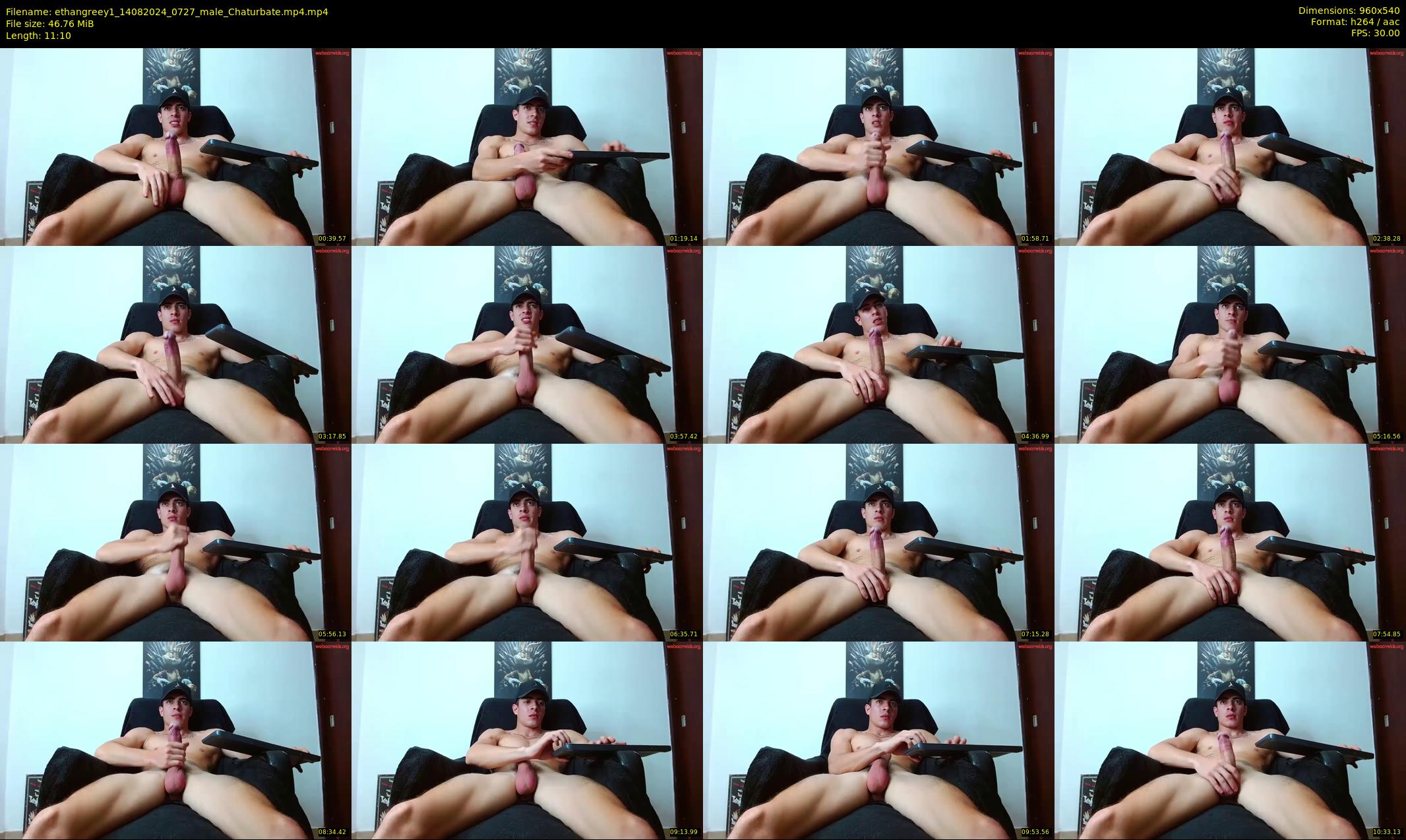 ethangreey1 — 12 minute Chaturbate male cam show recording, 480p, Aug 14, 2024