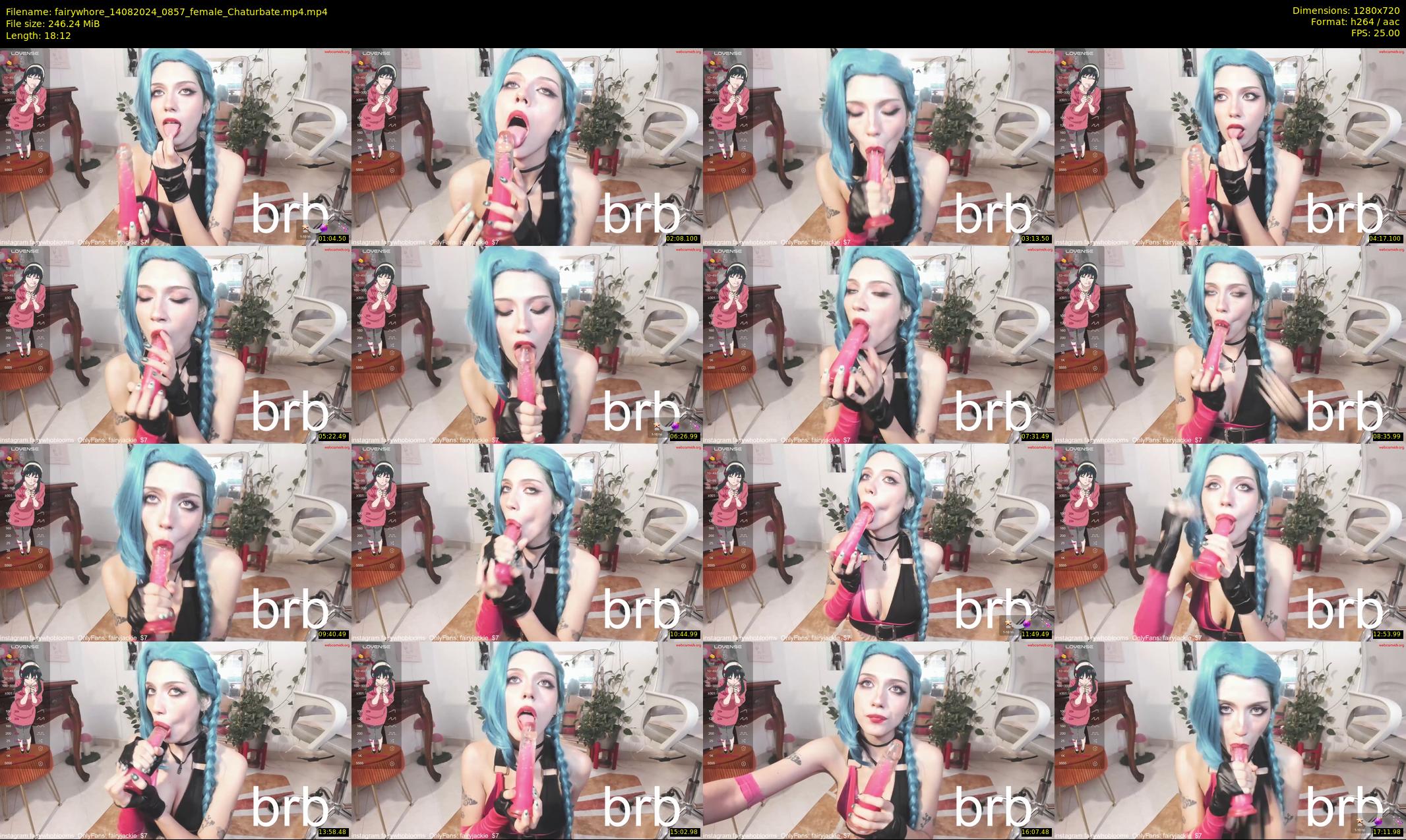 fairywhore — 19 minute Chaturbate female cam show recording, 720p, Aug 14, 2024
